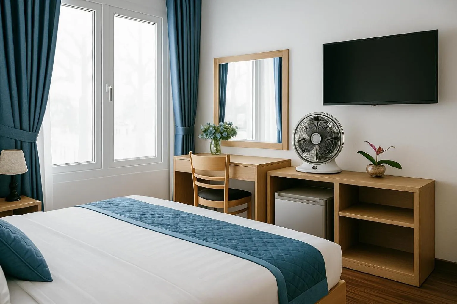 Photo of the whole room, Bed in Tuan Thuy Hotel