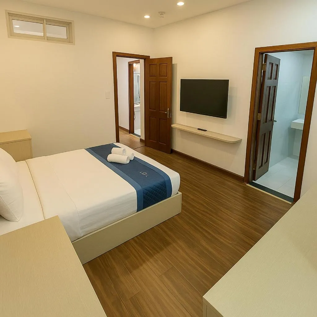 Bedroom, Bed in Tuan Thuy Hotel