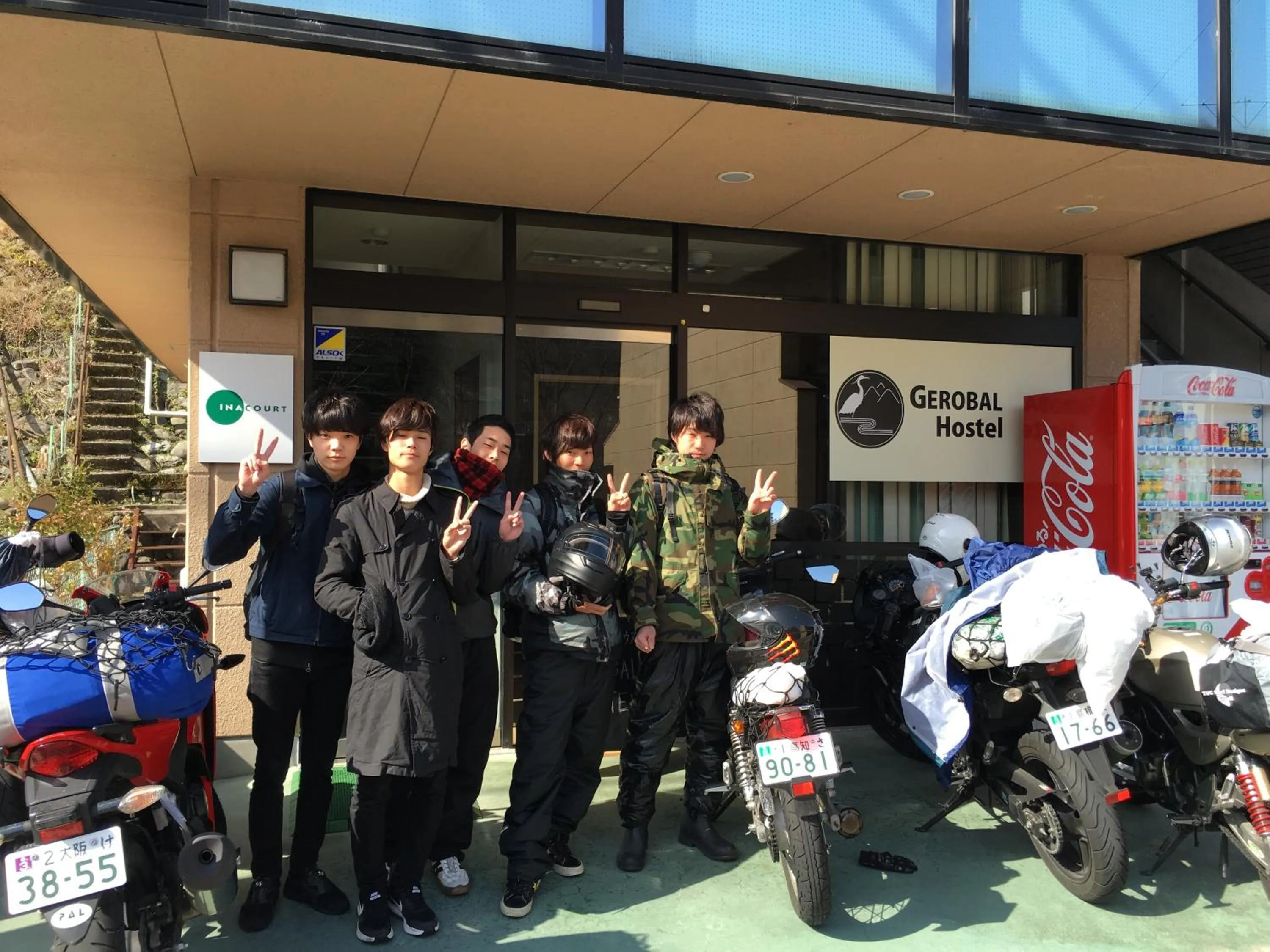 group of guests in Gerobal Hostel