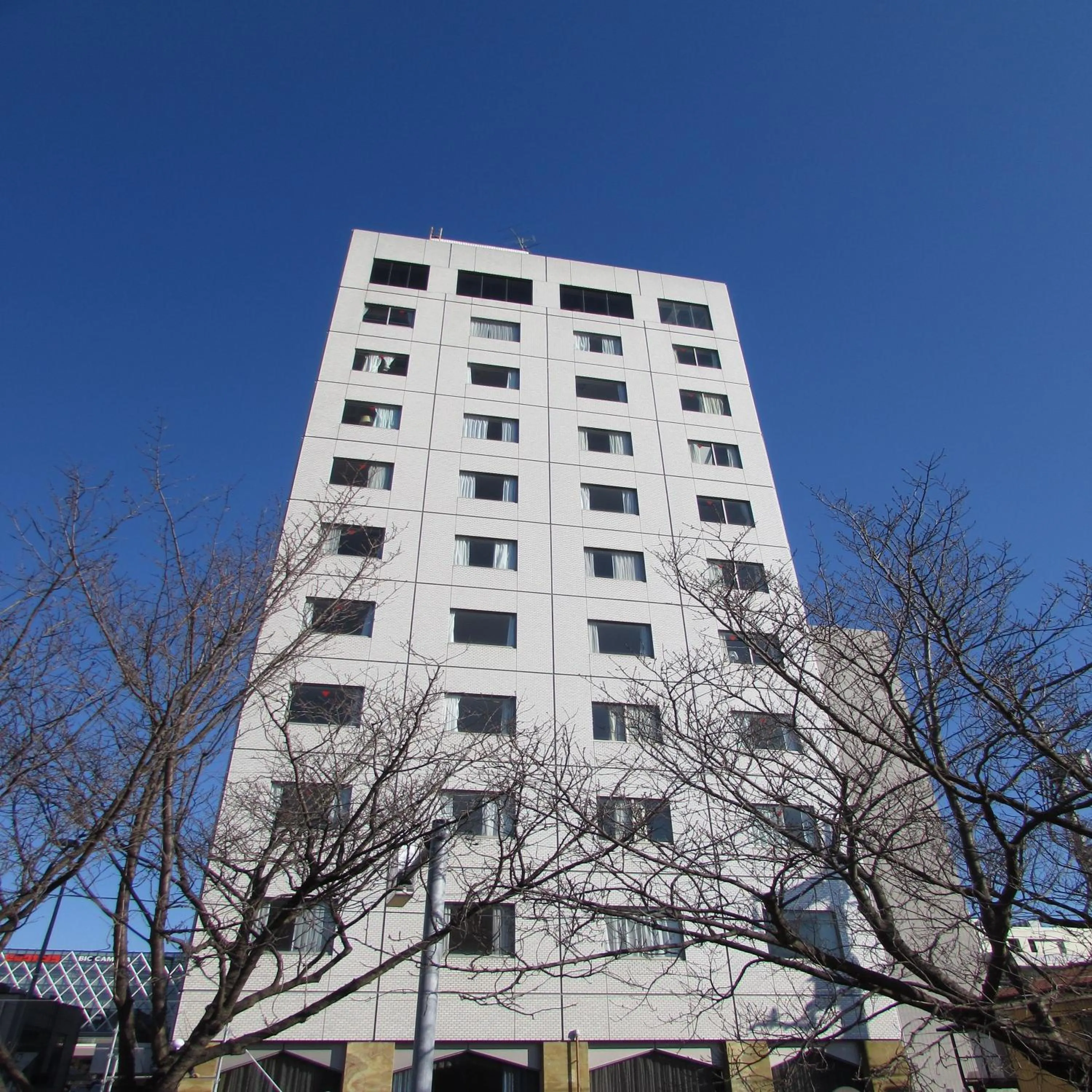 Facade/entrance in APA Hotel Mito-Ekimae