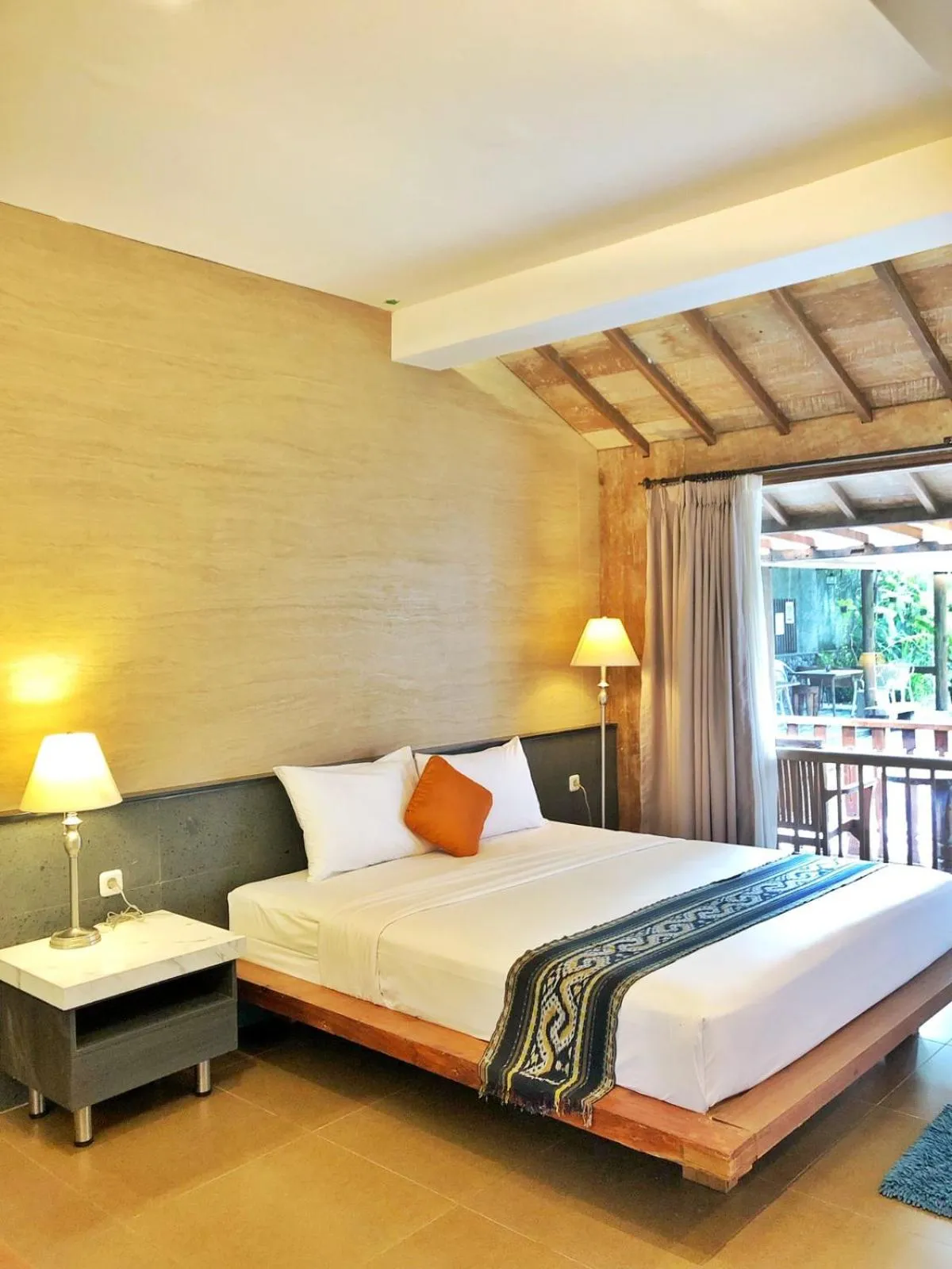 Bed in WARISAN Heritage Boutique Hotel