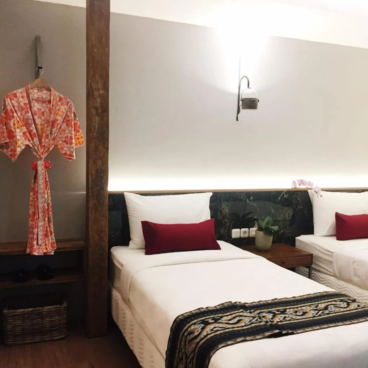 Bed in WARISAN Heritage Boutique Hotel