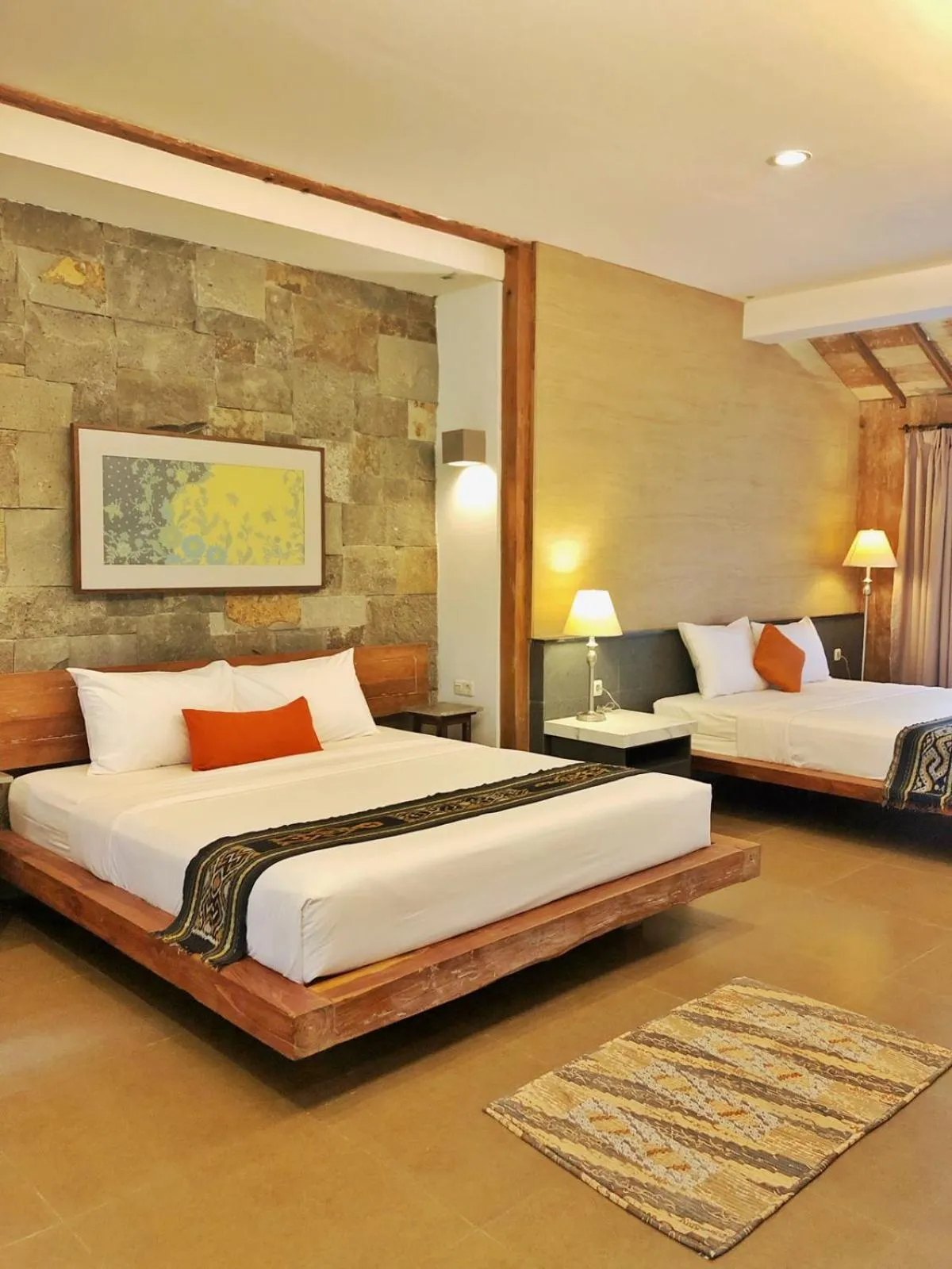Bed in WARISAN Heritage Boutique Hotel