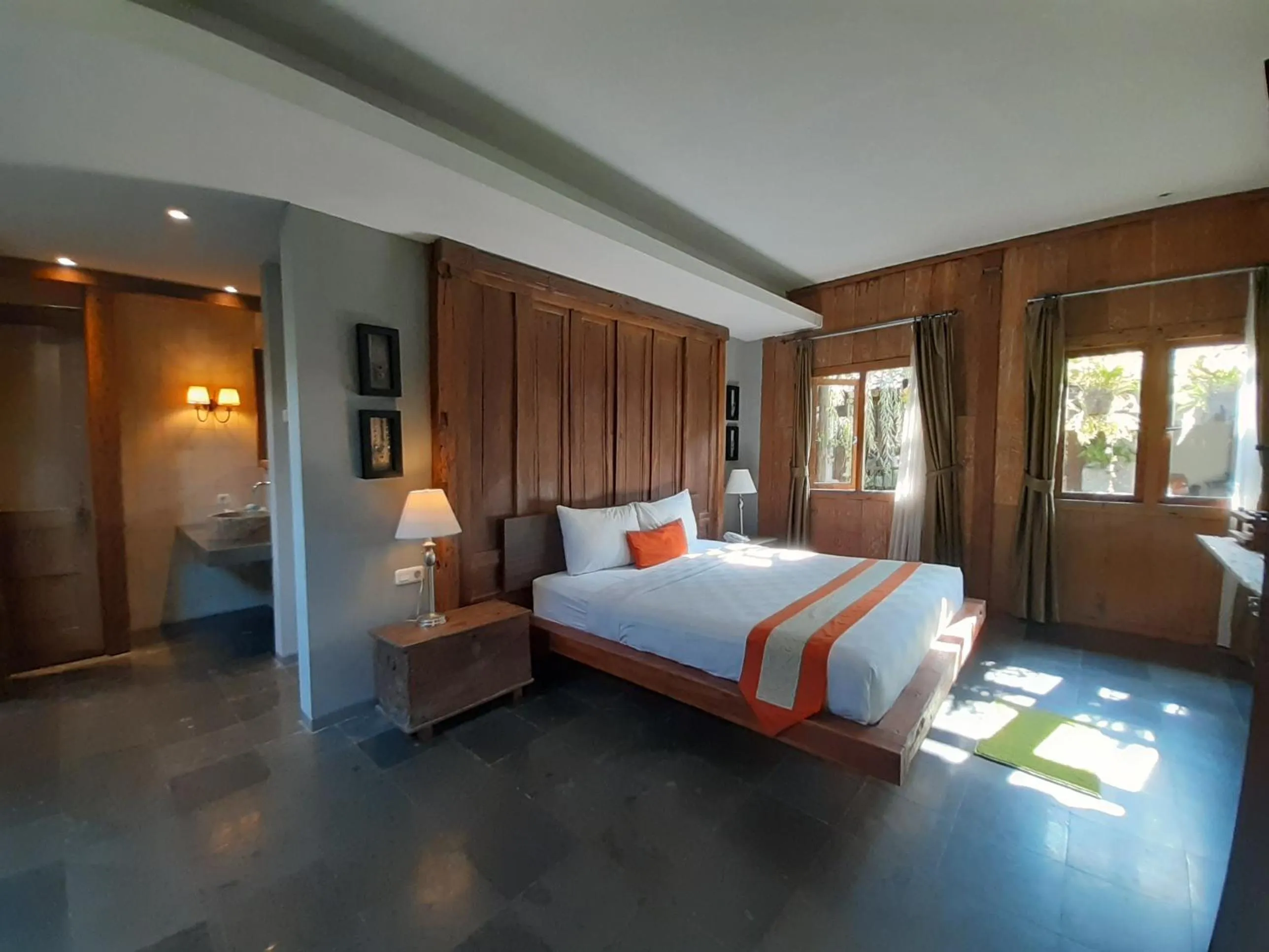 Bed in WARISAN Heritage Boutique Hotel