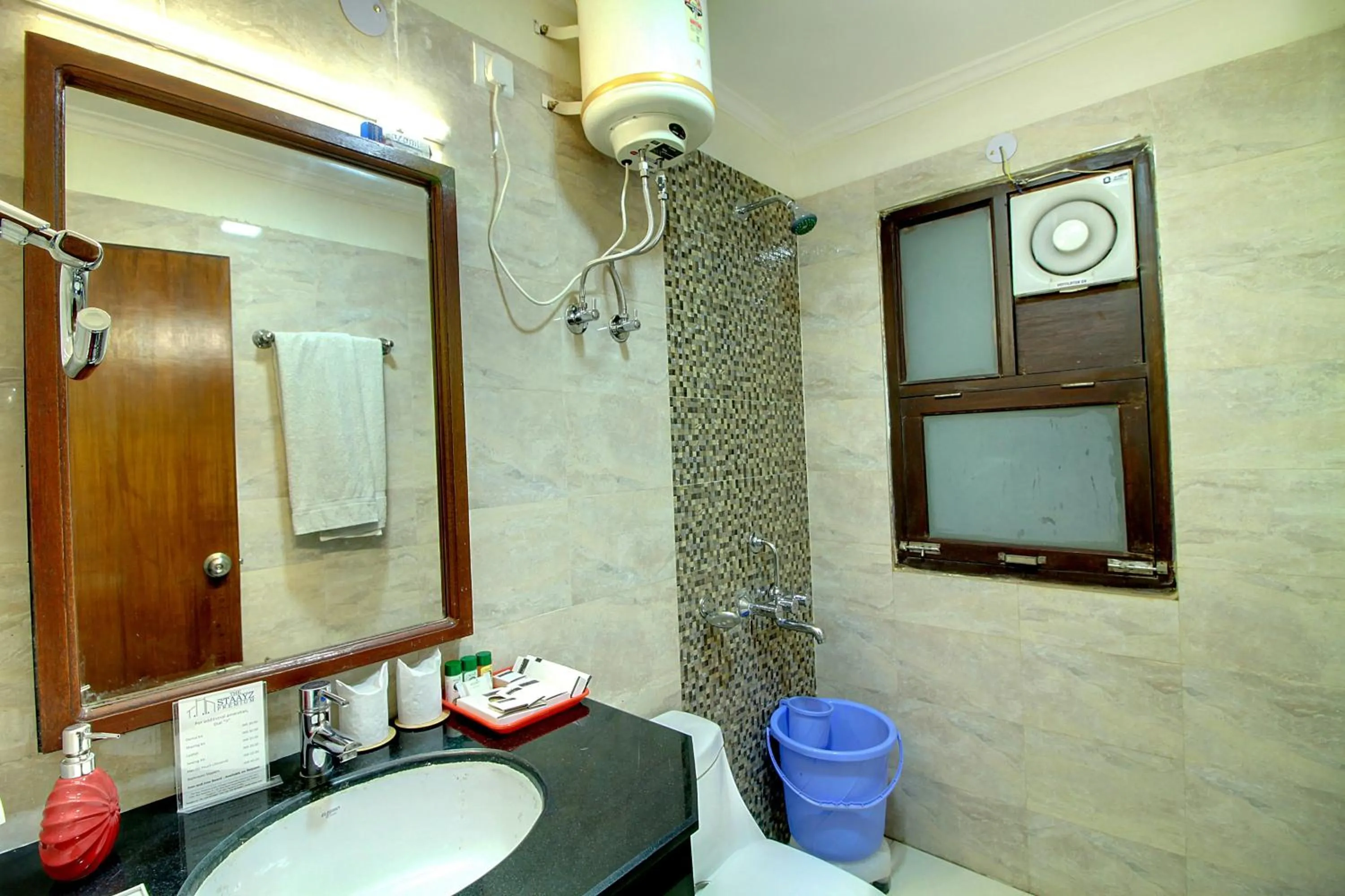 Bathroom in STAAYZ Premium Gurgaon