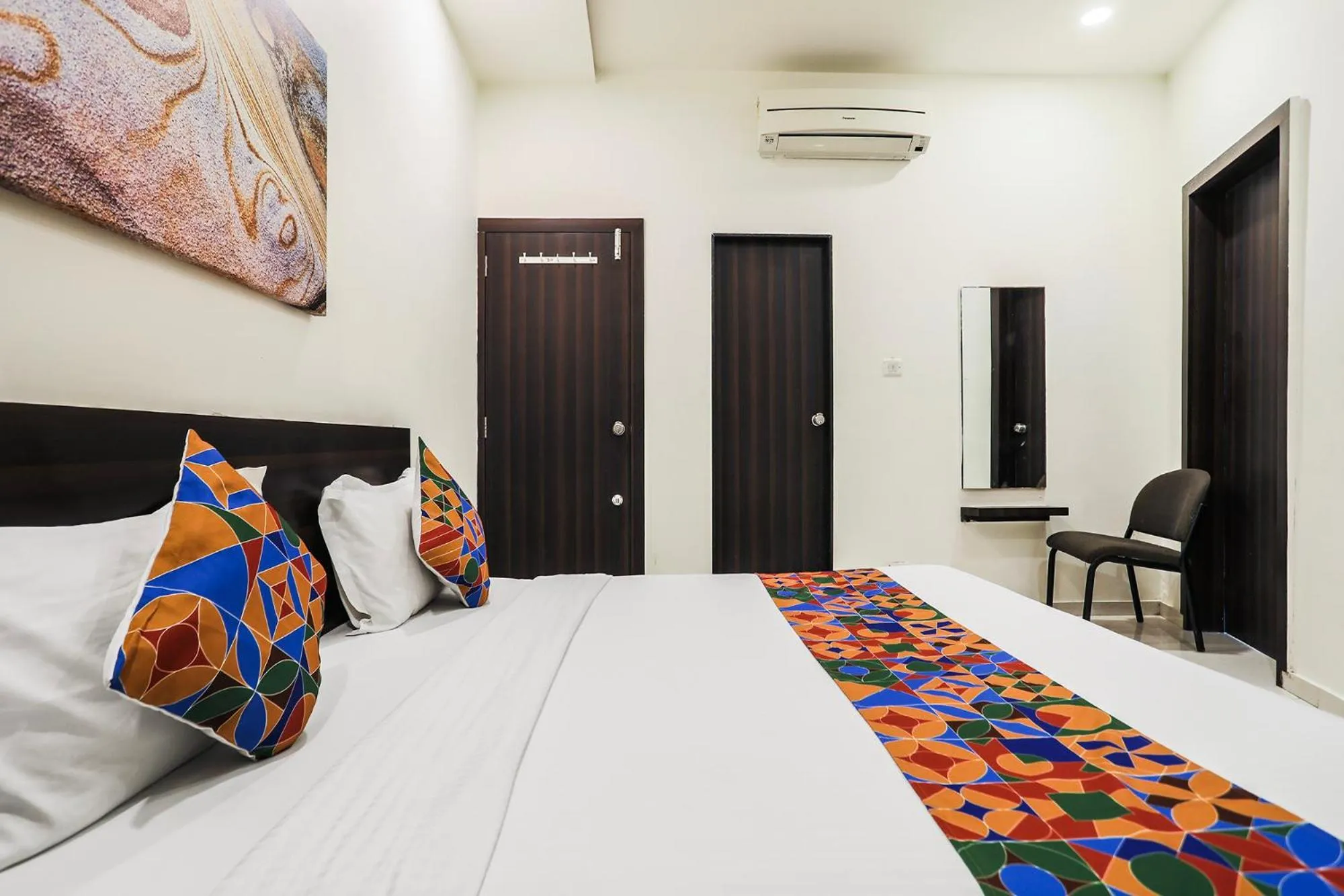 Bed in FabHotel SK - Nr Rajkot Municipal Corporation, Central Zone 120M