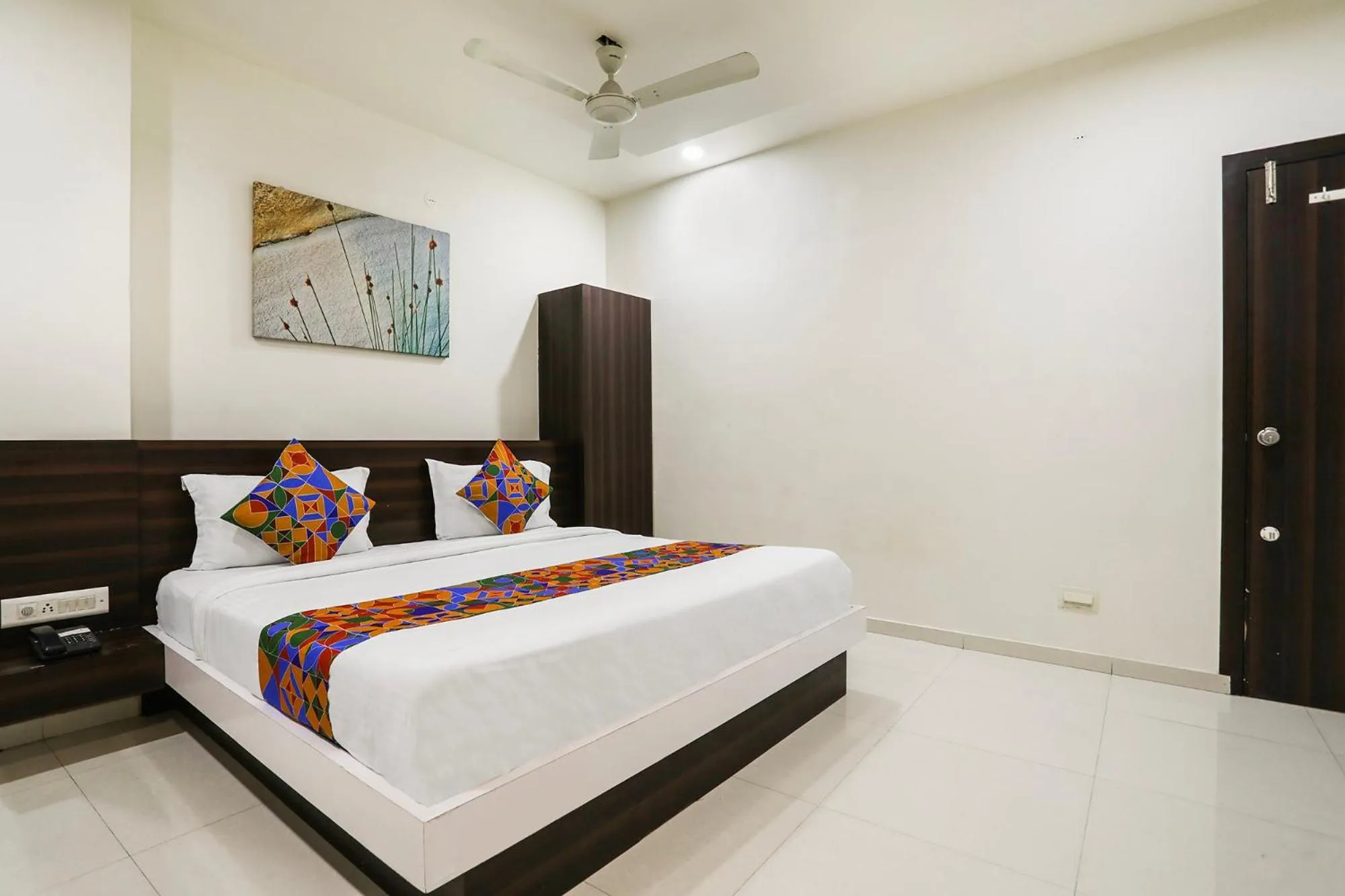 Bed in FabHotel SK - Nr Rajkot Municipal Corporation, Central Zone 120M