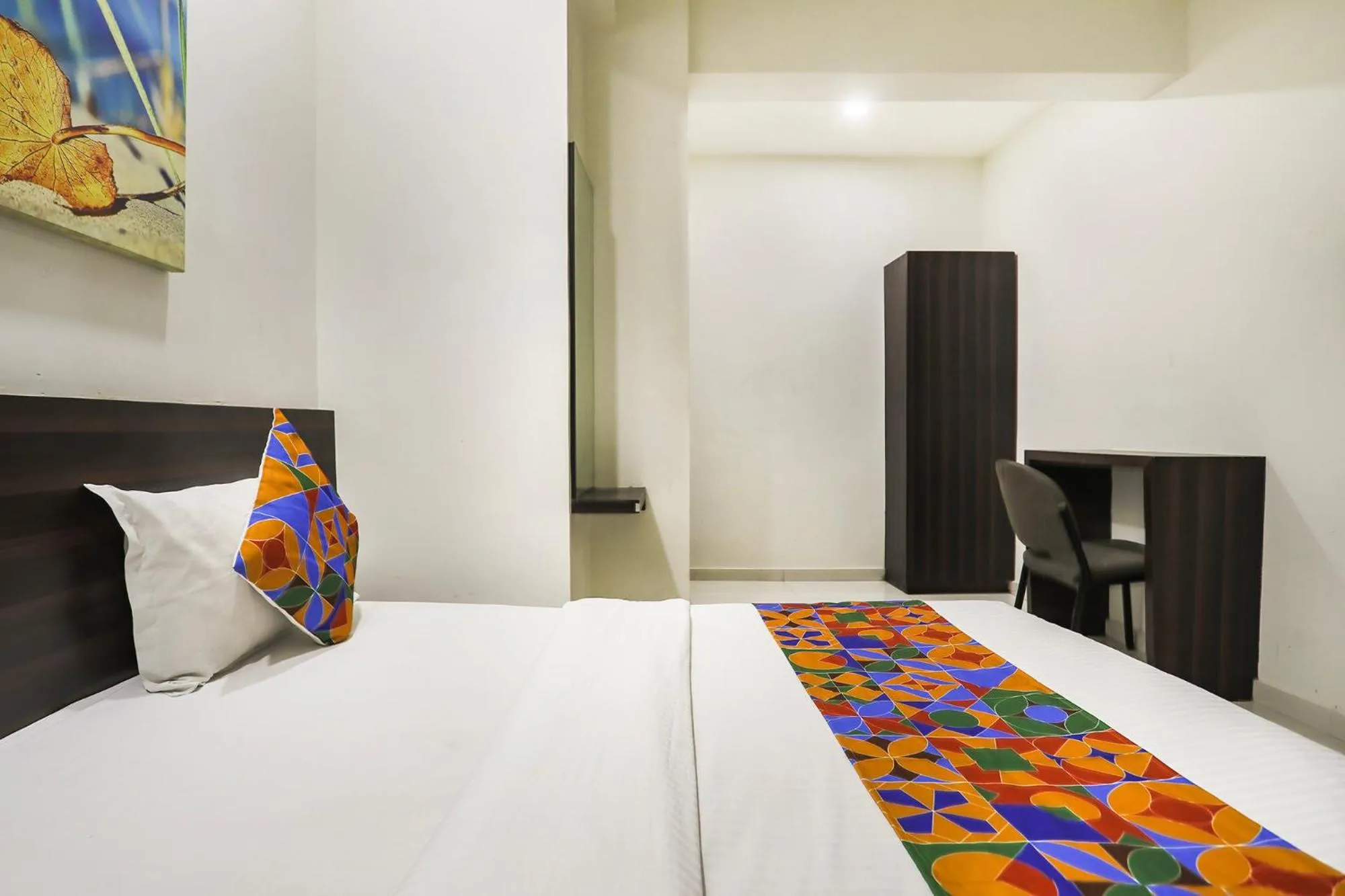 Bed in FabHotel SK - Nr Rajkot Municipal Corporation, Central Zone 120M