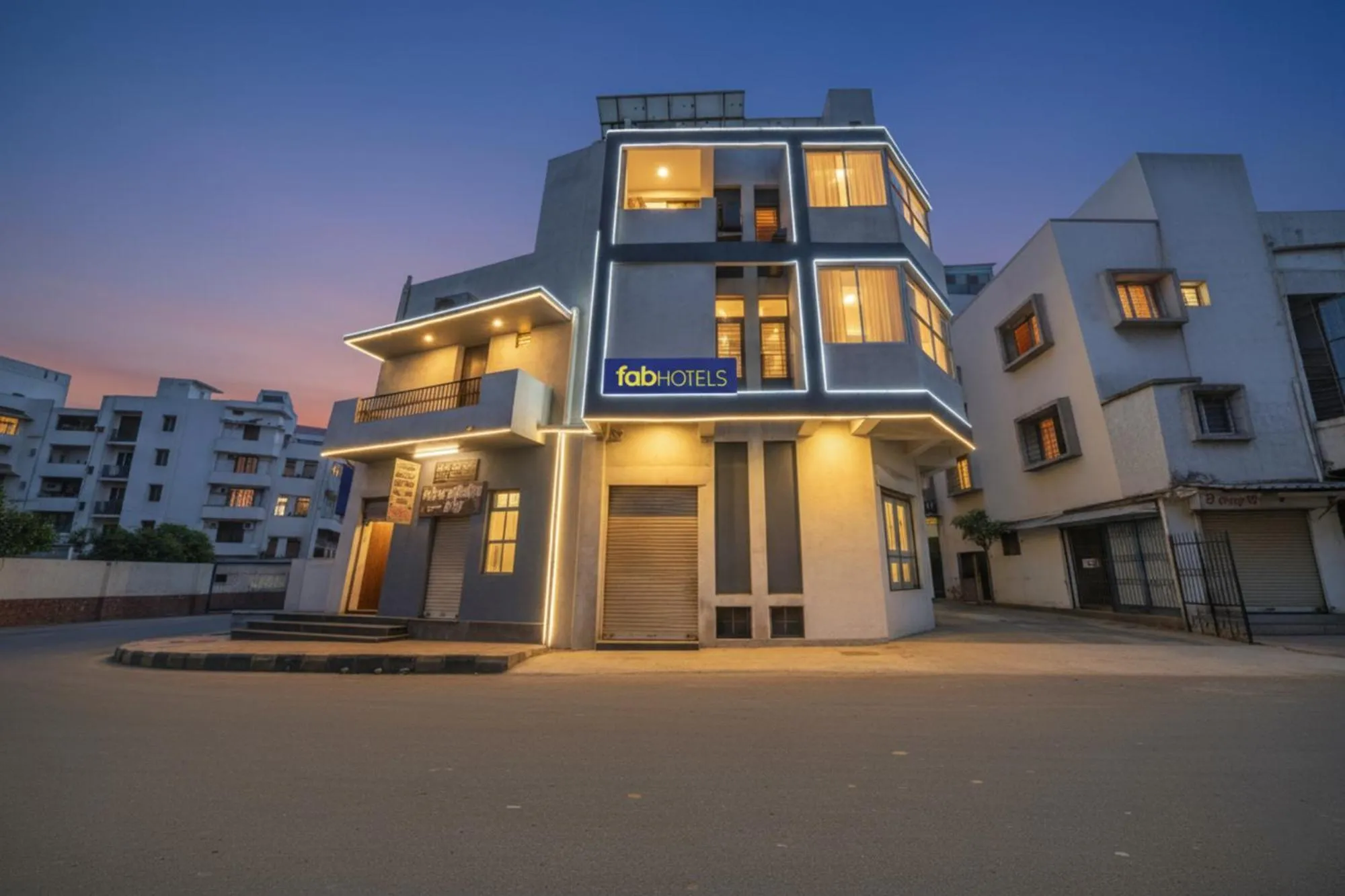 Facade/entrance in FabHotel SK - Nr Rajkot Municipal Corporation, Central Zone 120M