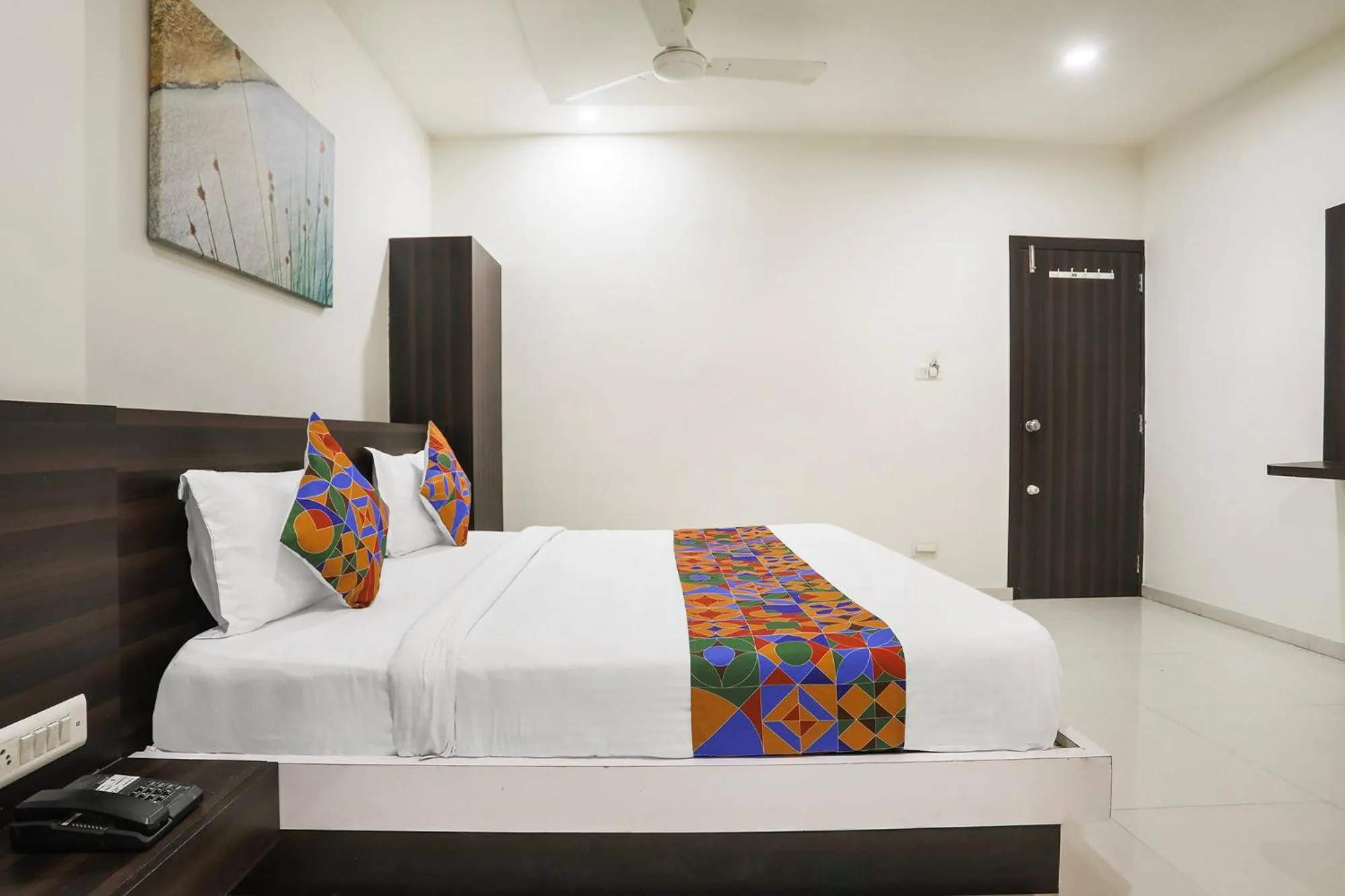 Bed in FabHotel SK - Nr Rajkot Municipal Corporation, Central Zone 120M