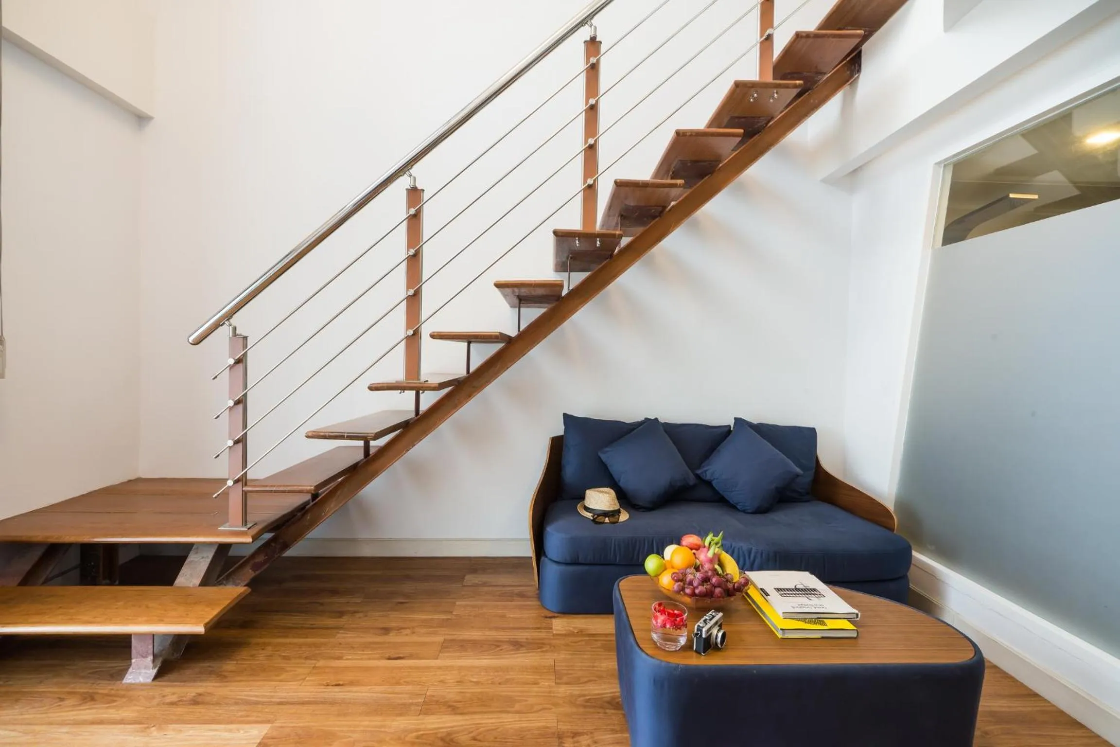 Seating area in Blue Boat Hotel JC
