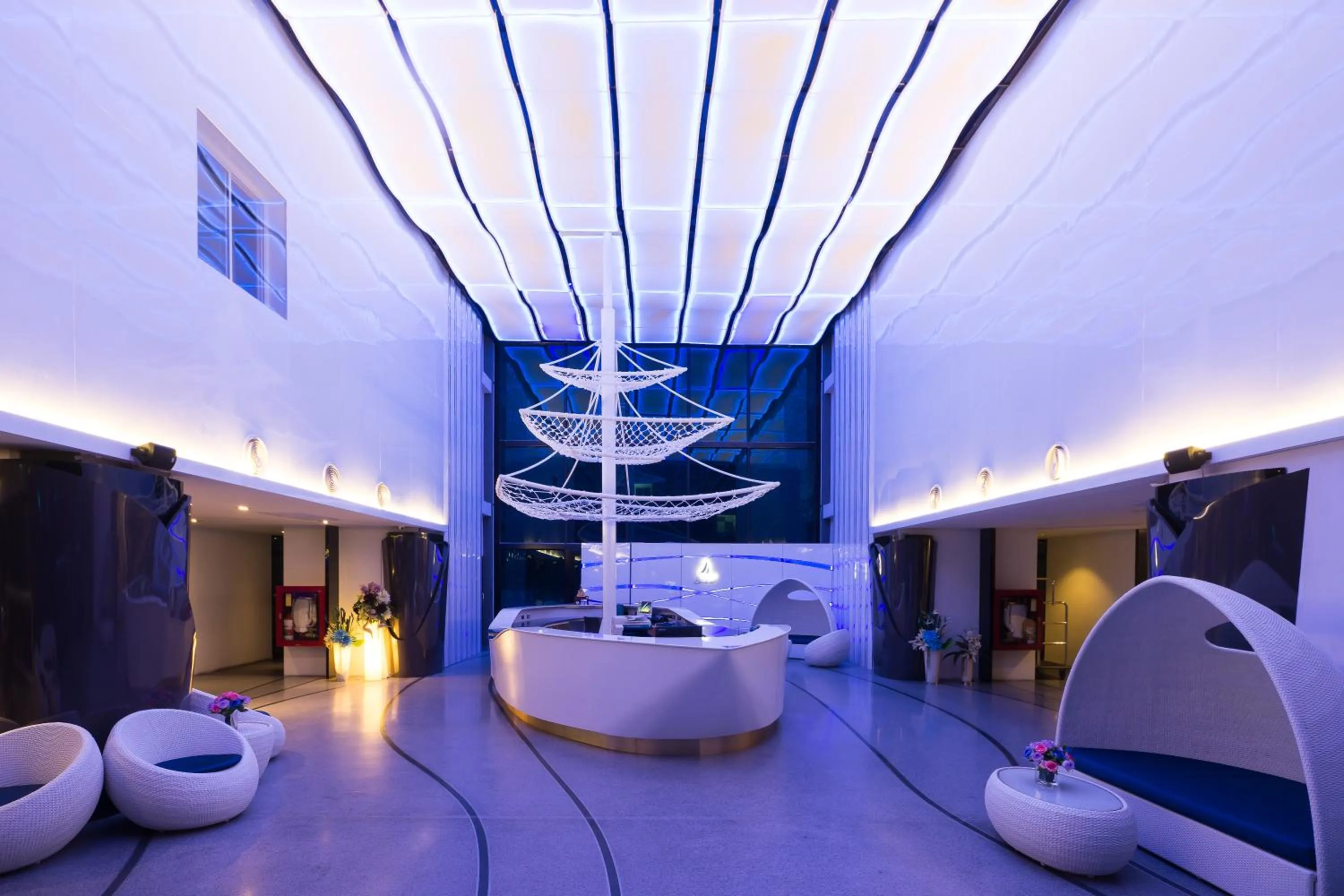 Living room in Blue Boat Hotel JC