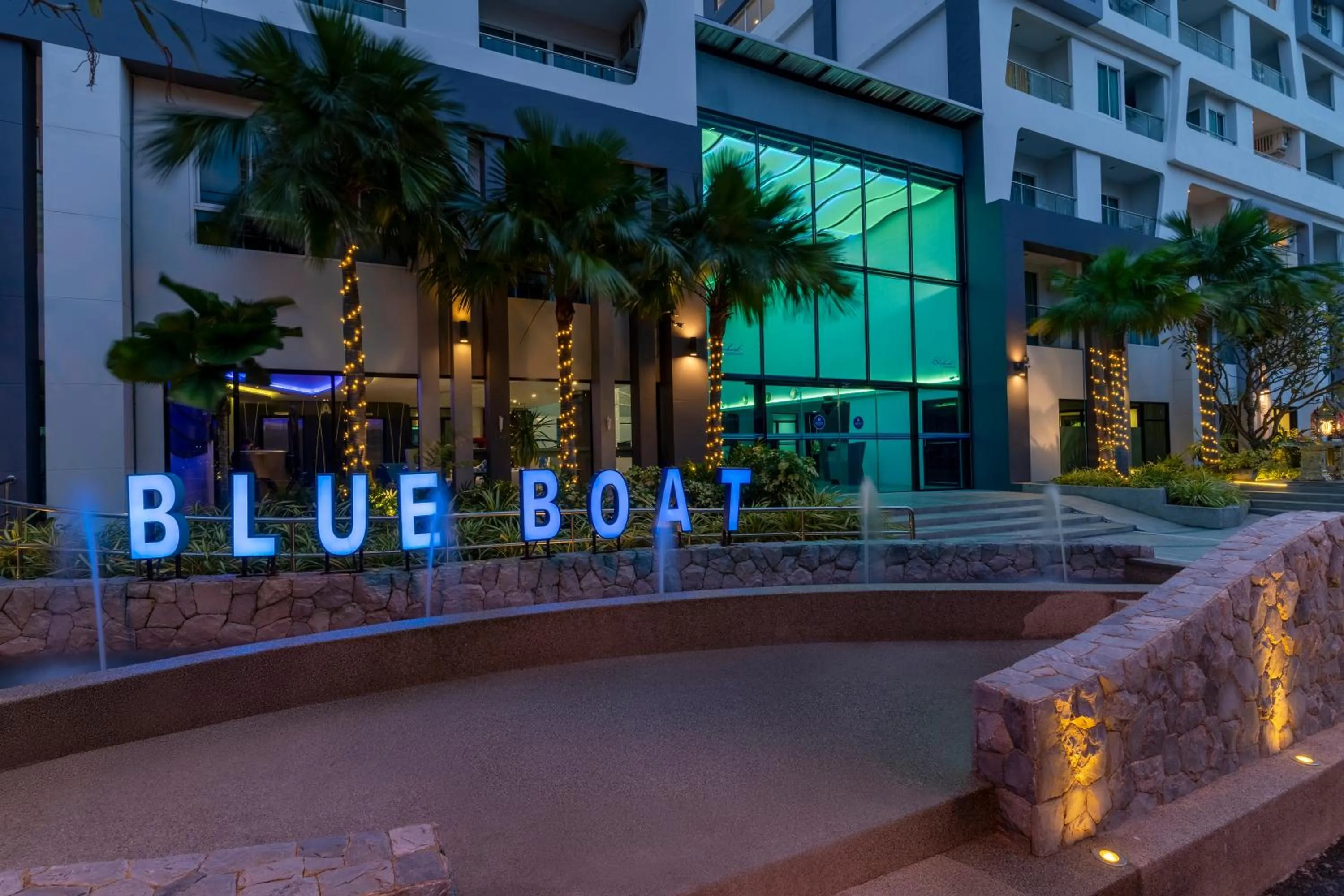 Property building in Blue Boat Hotel JC