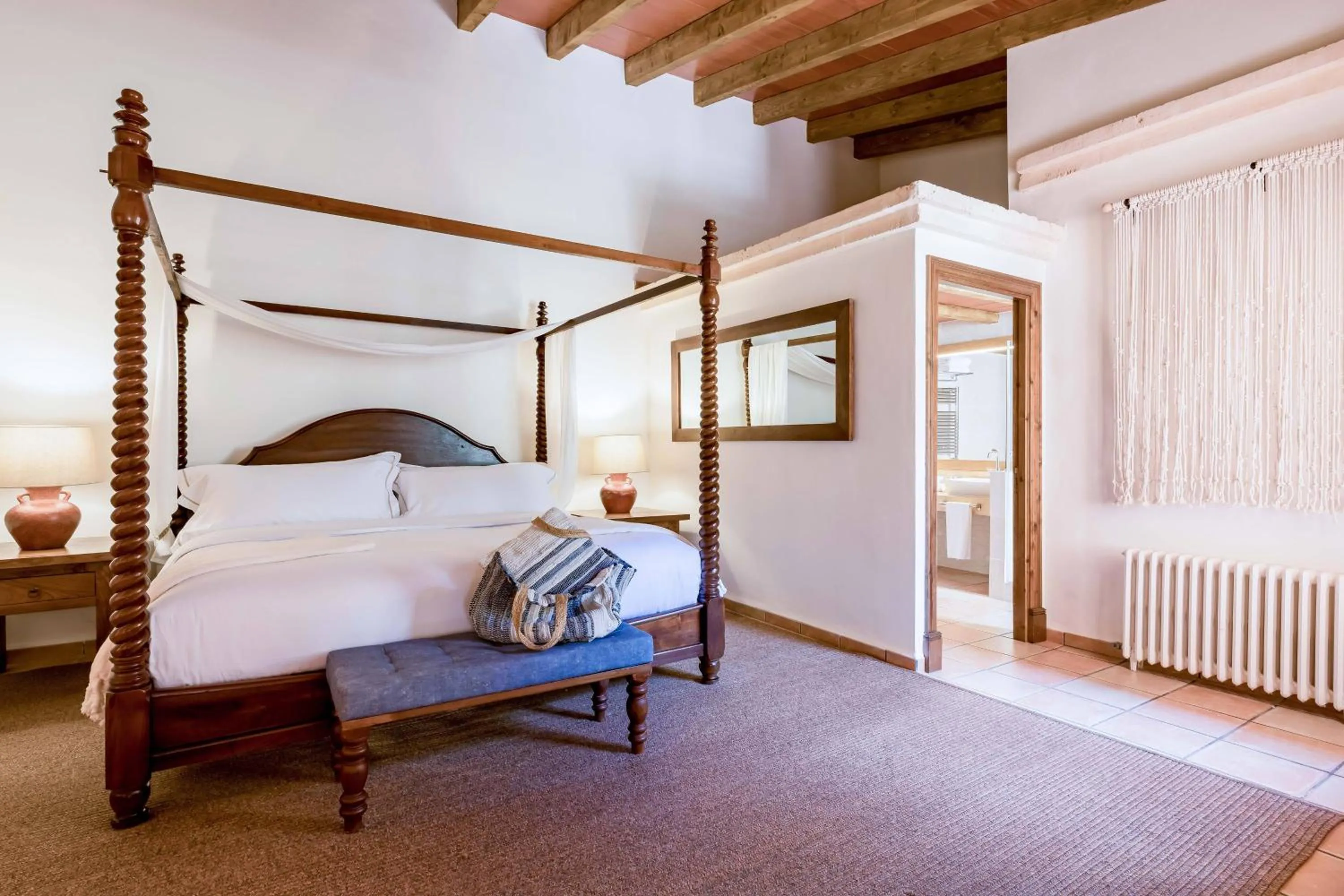 Bed in Finca Ratxó Meliá Collection