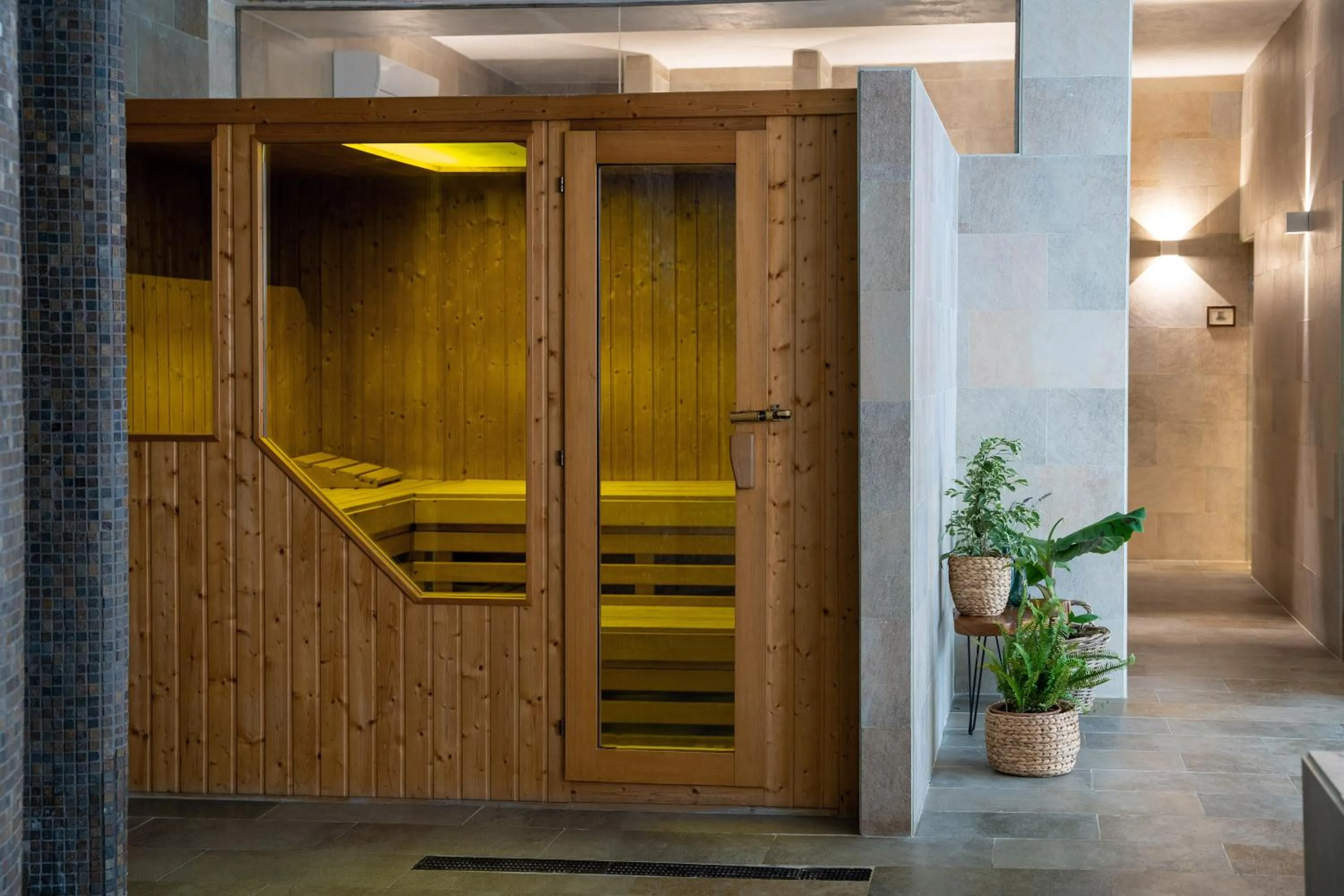 Sauna in Finca Ratxo Hotel, member of Melia Collection
