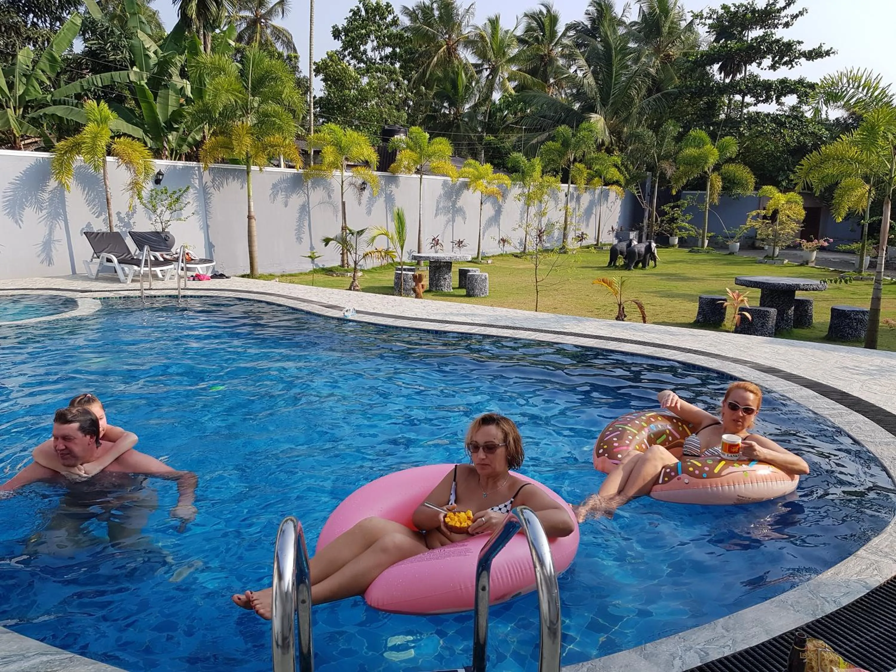 Swimming pool in Dhammika Magic Palace