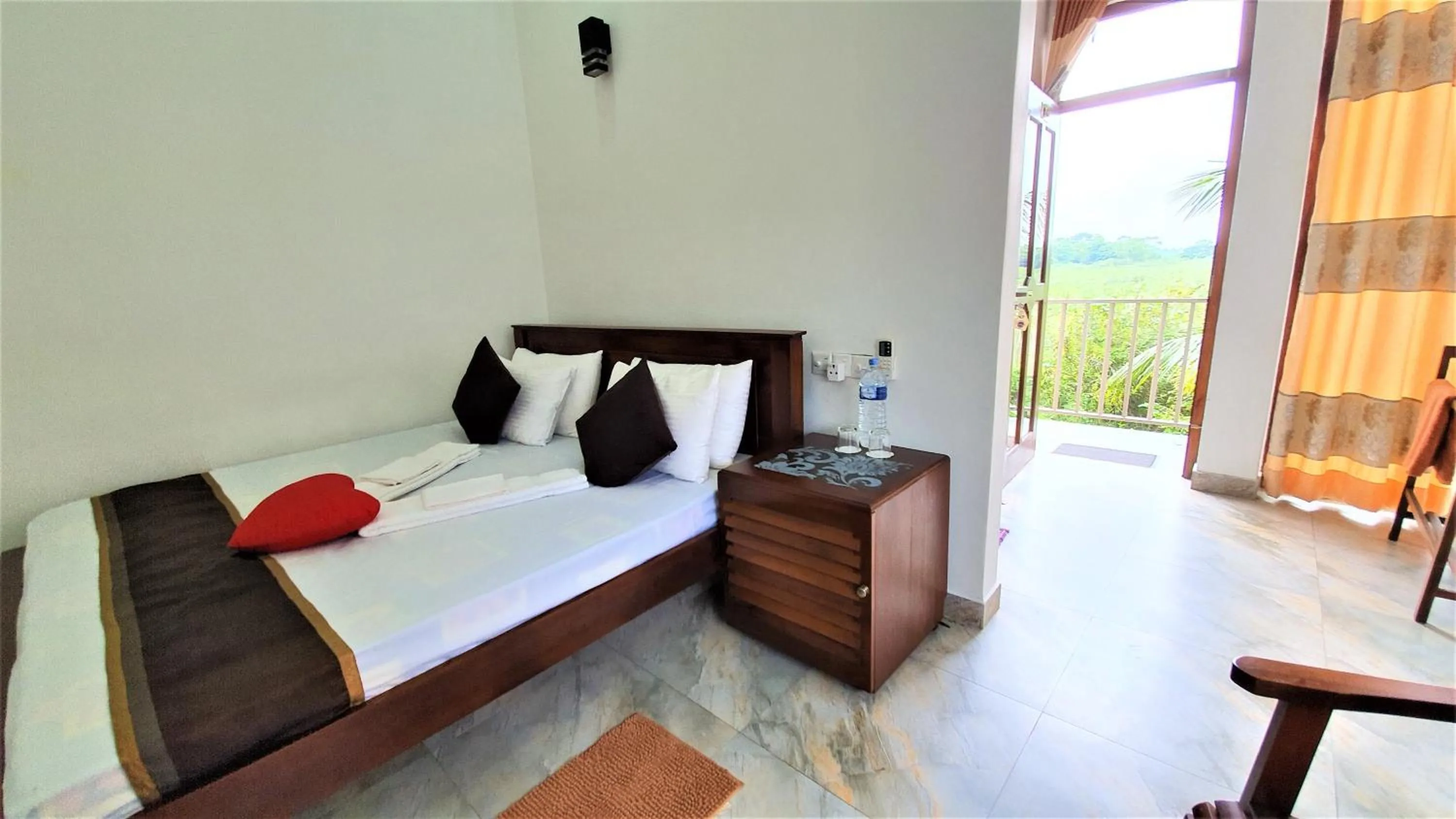 Bed in Dhammika Magic Palace