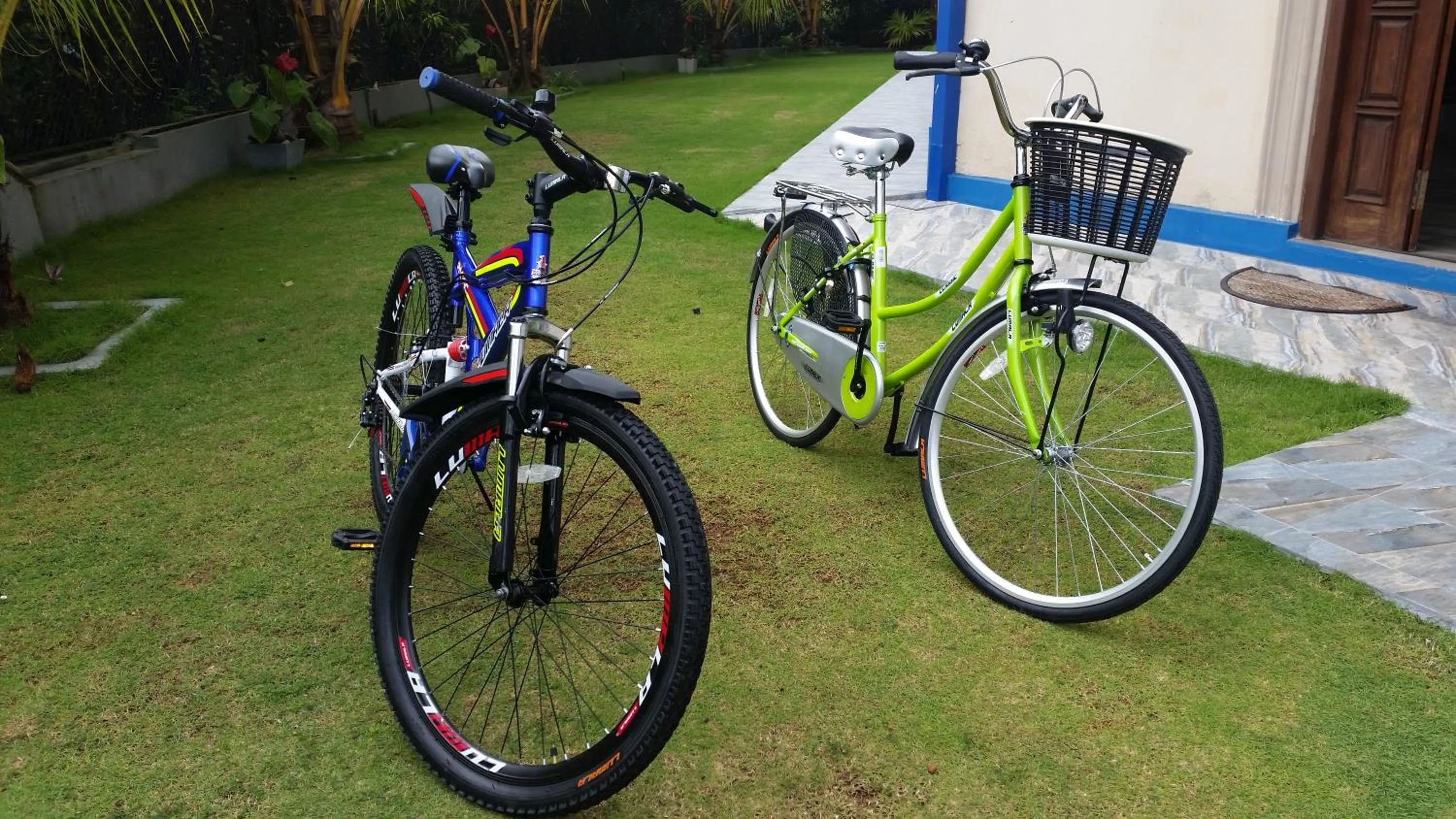 Cycling in Dhammika Magic Palace