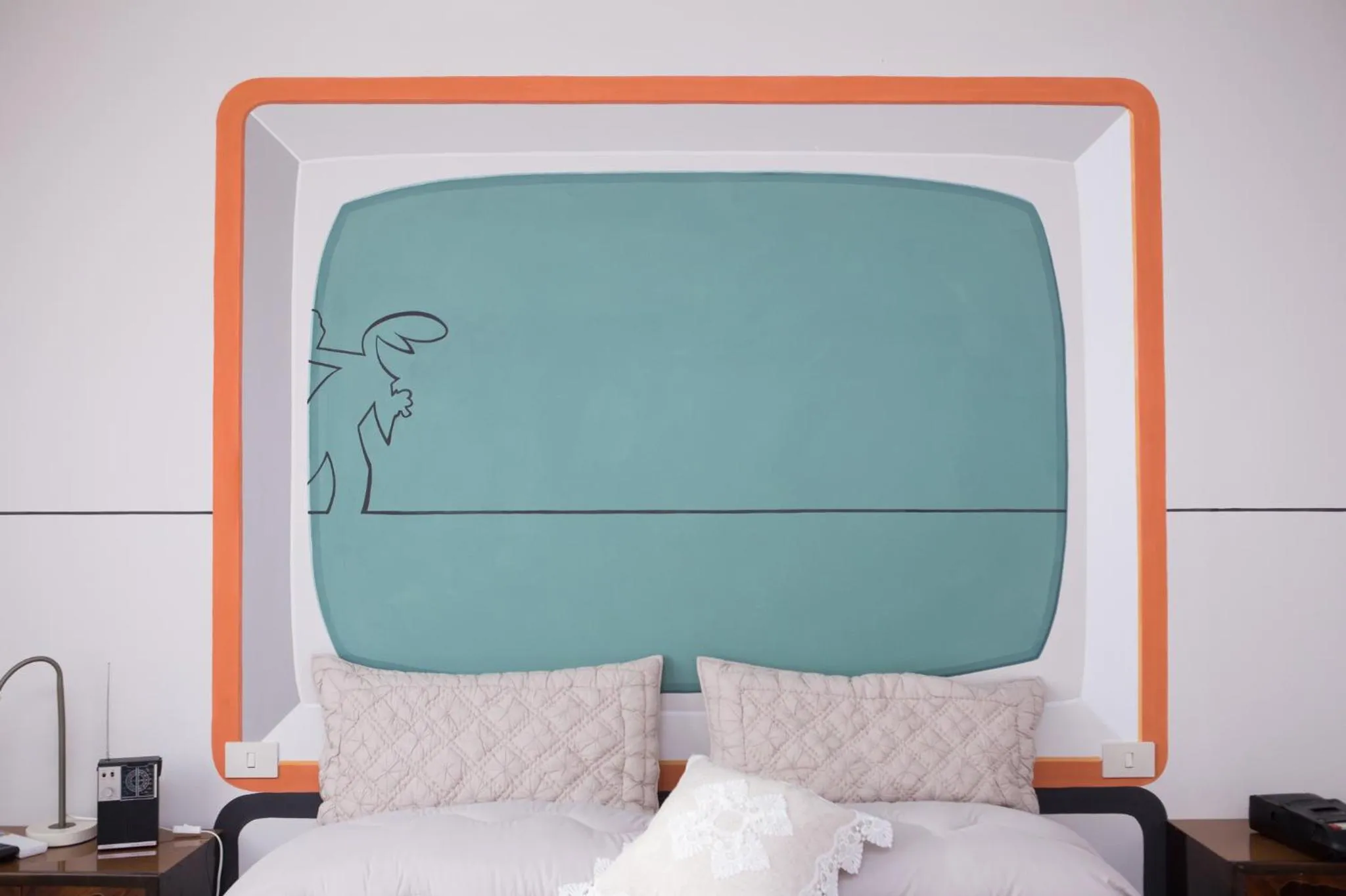 Bed in Locanda Antico Casale Cesenatico