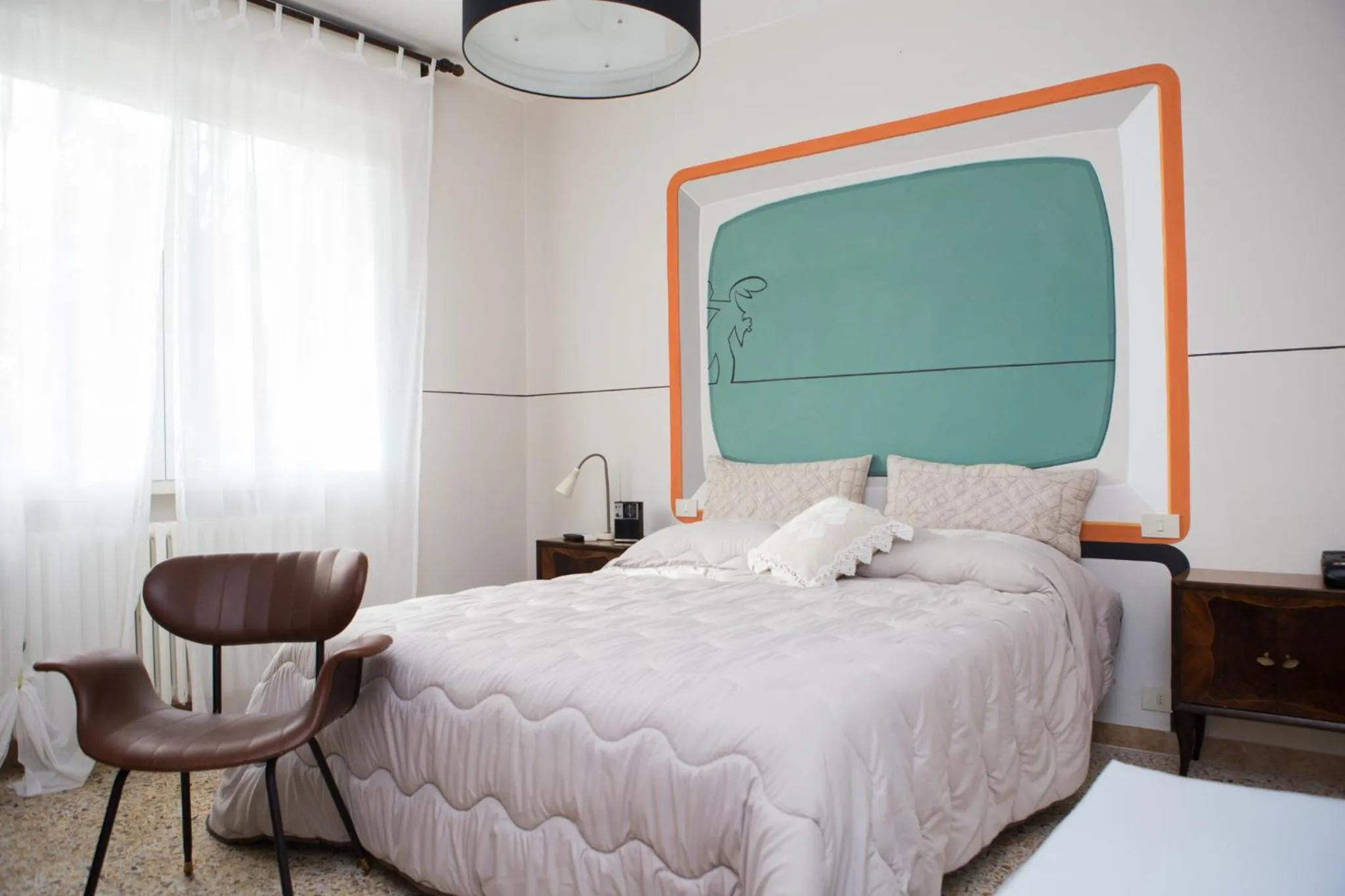 Bed in Locanda Antico Casale Cesenatico