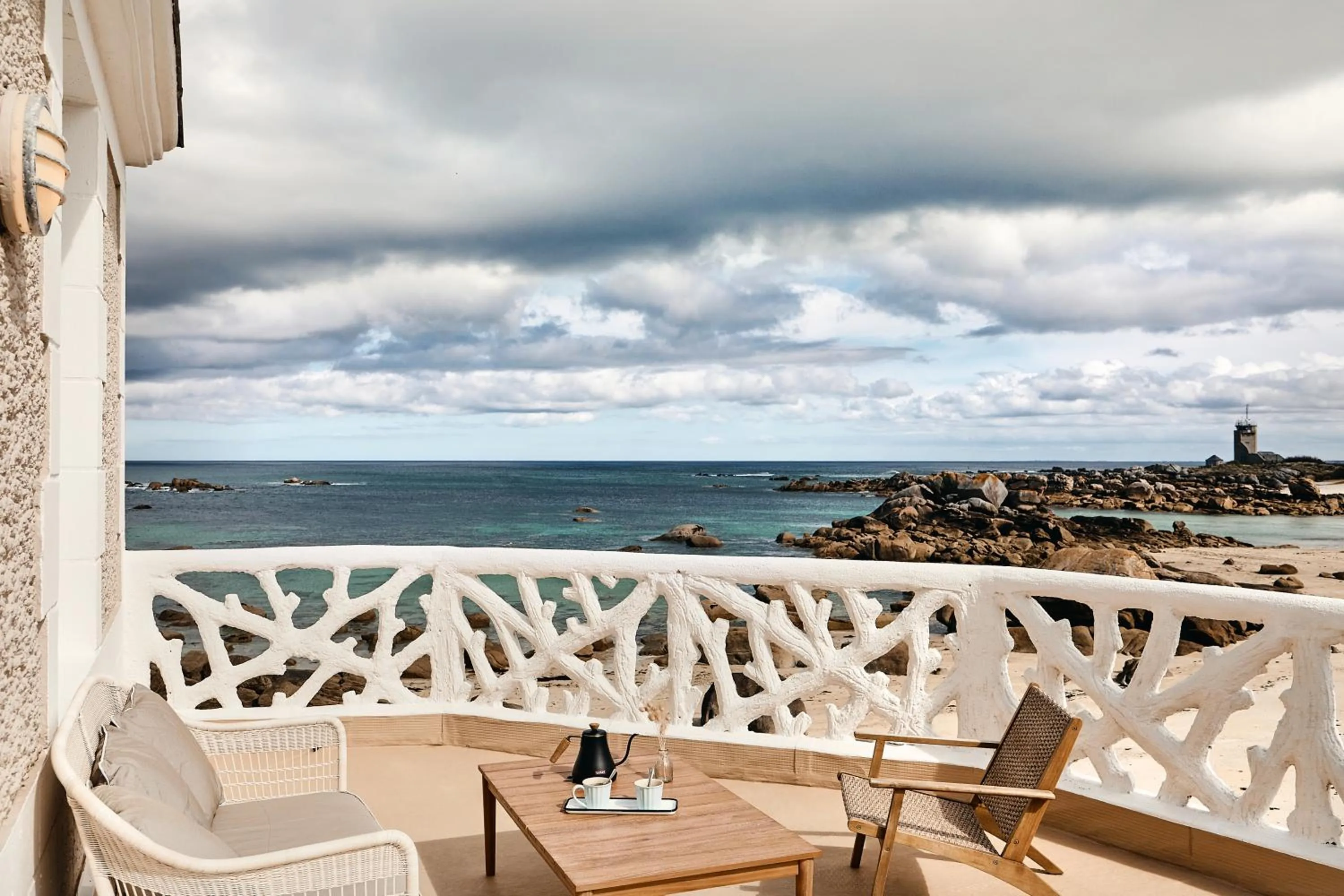 Balcony/Terrace in Hôtel de la Mer & Spa