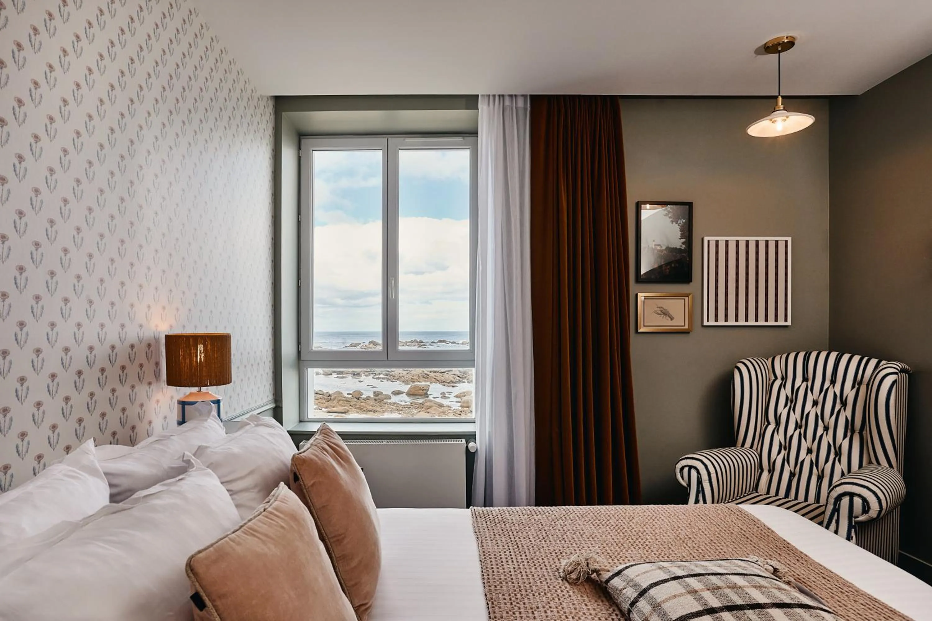 Bed in Hôtel de la Mer & Spa