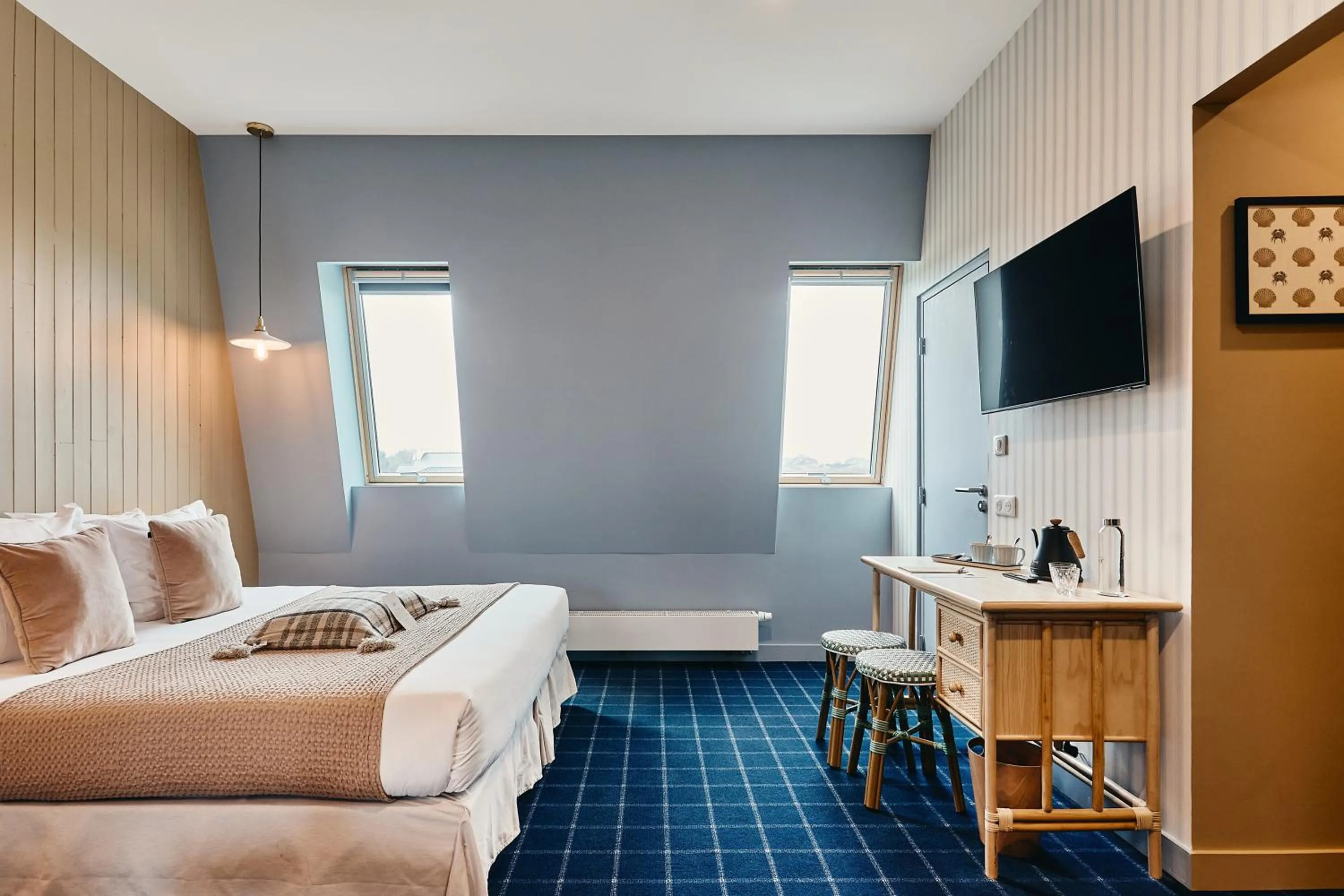 Bed in Hôtel de la Mer & Spa