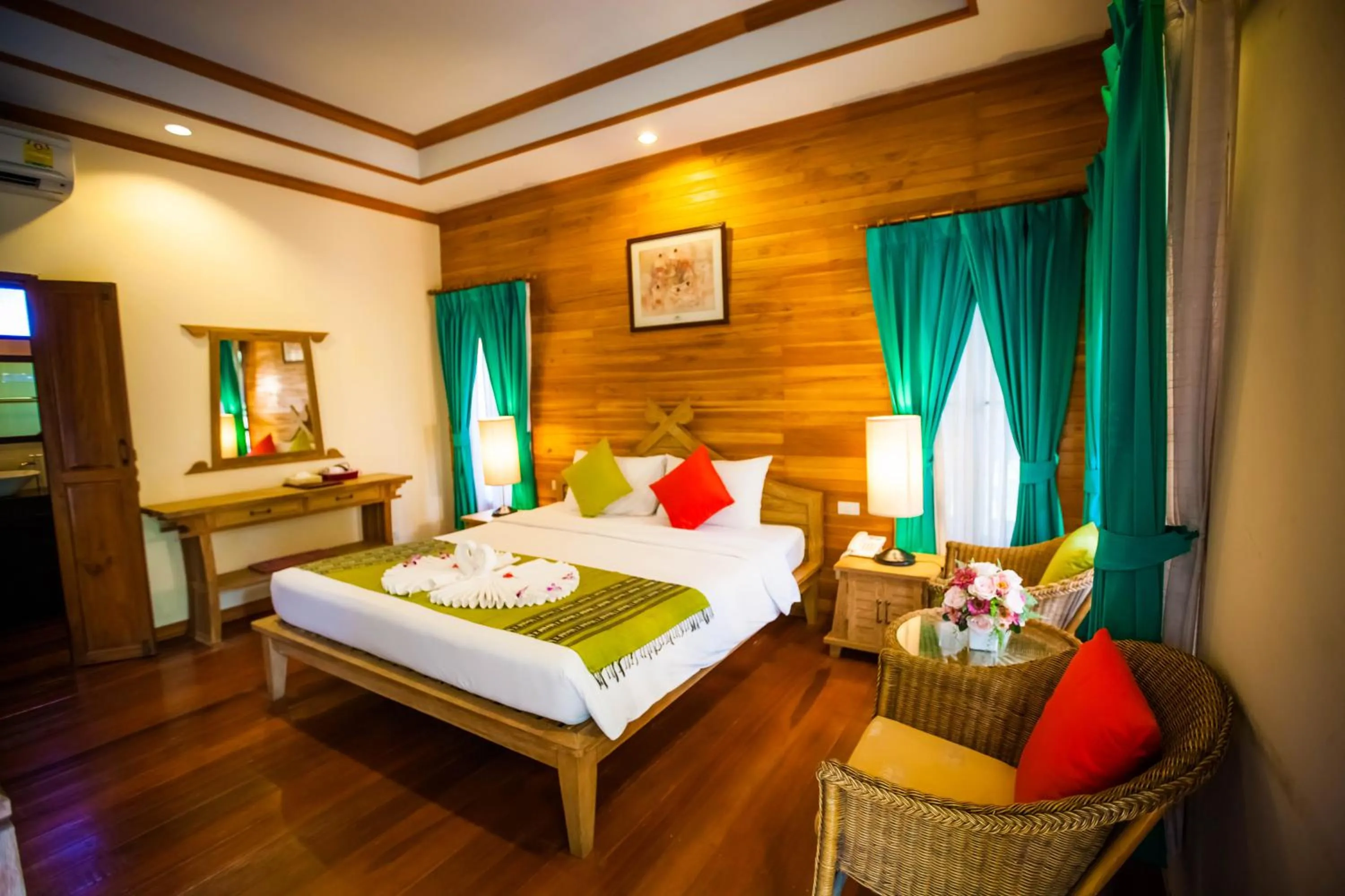 Bedroom, Bed in Natural Park Resort Pattaya