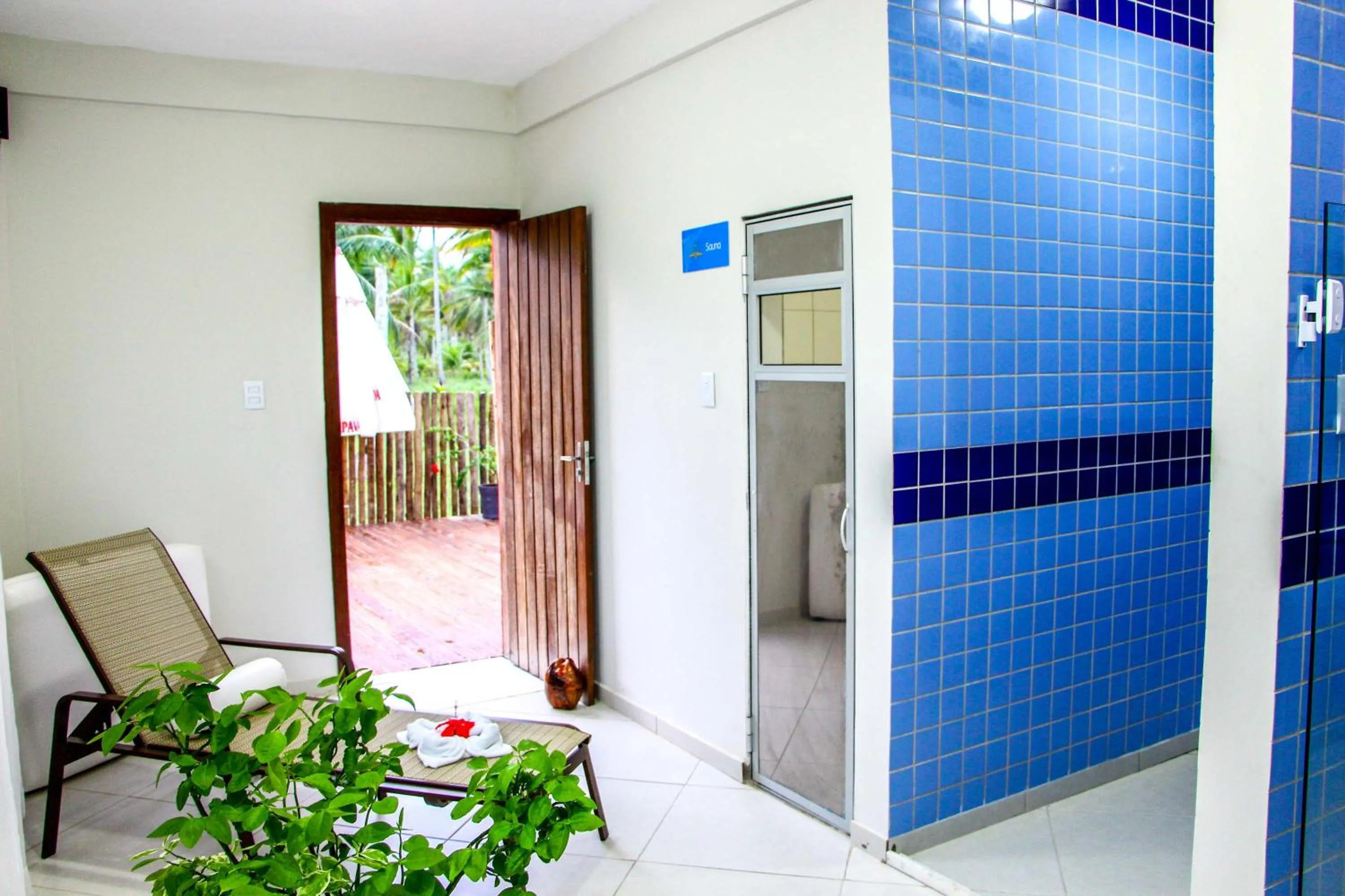 Steam room in Makaira Beach Resort