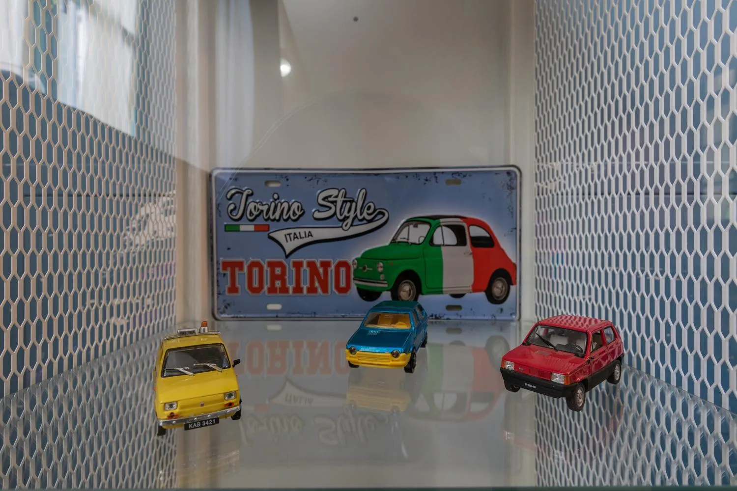 Decorative detail in Housing Giulia