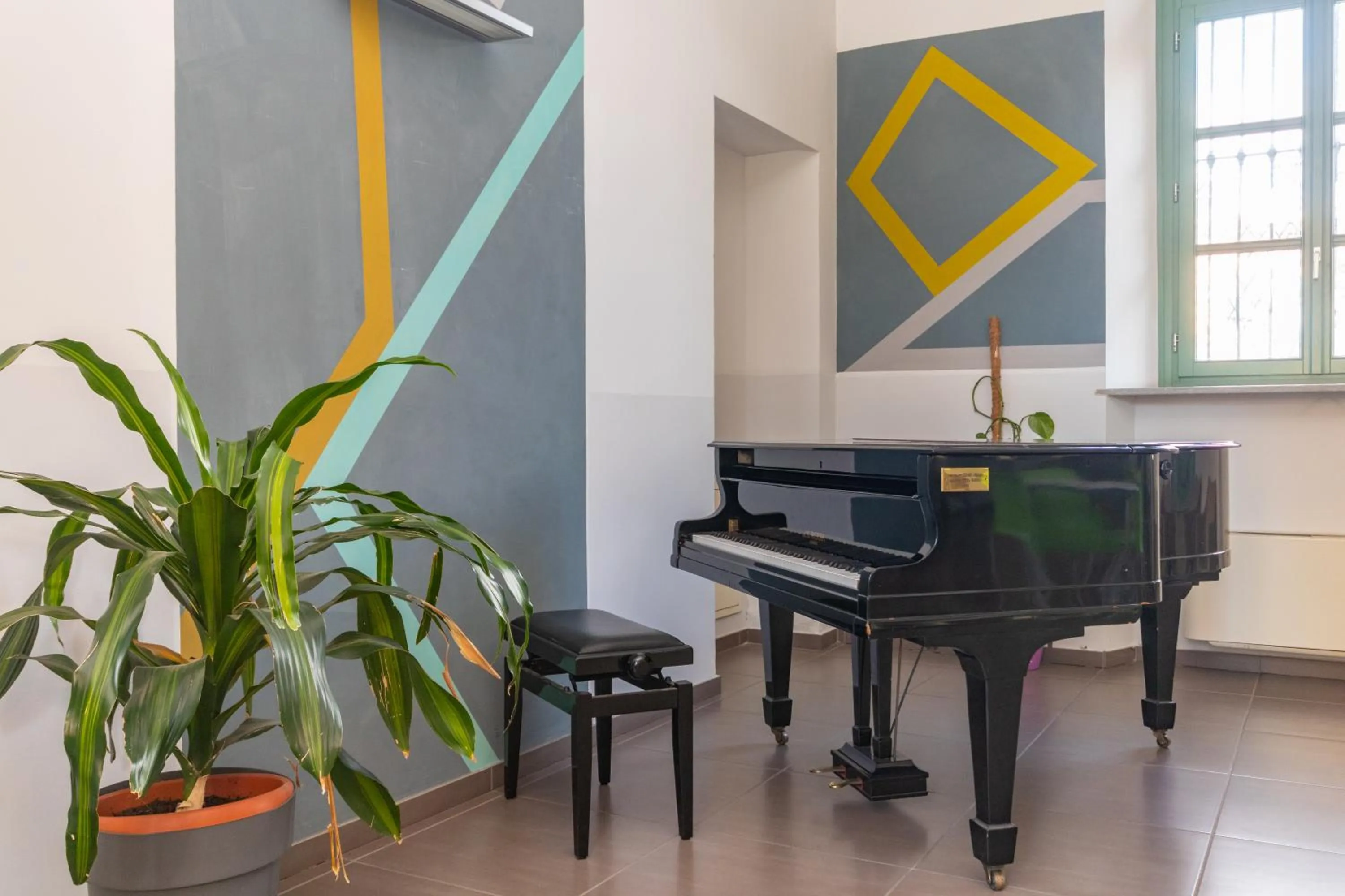 Decorative detail in Housing Giulia