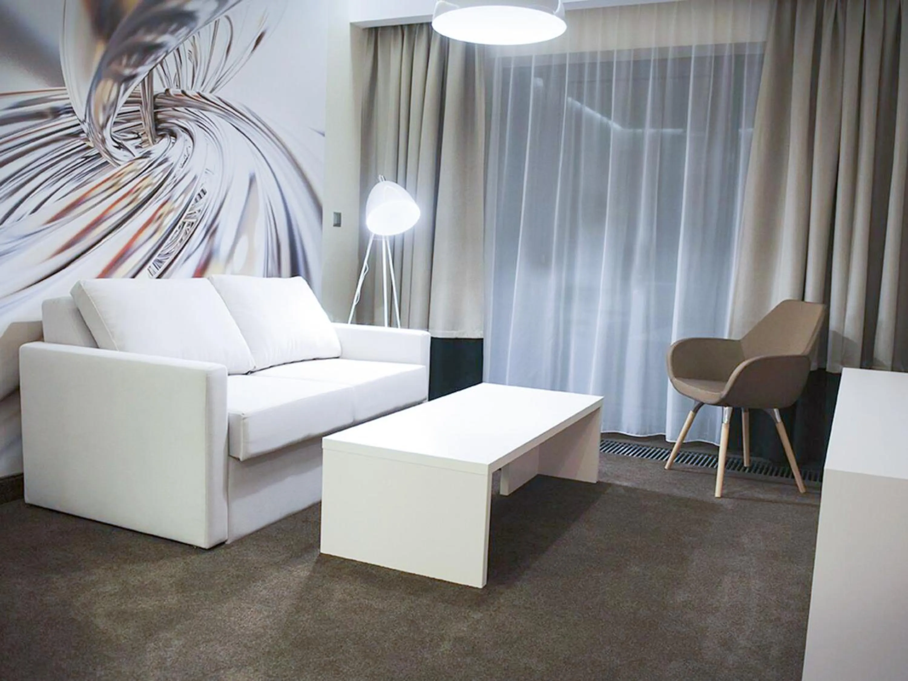 View (from property/room), Seating Area in Hotel Kosma