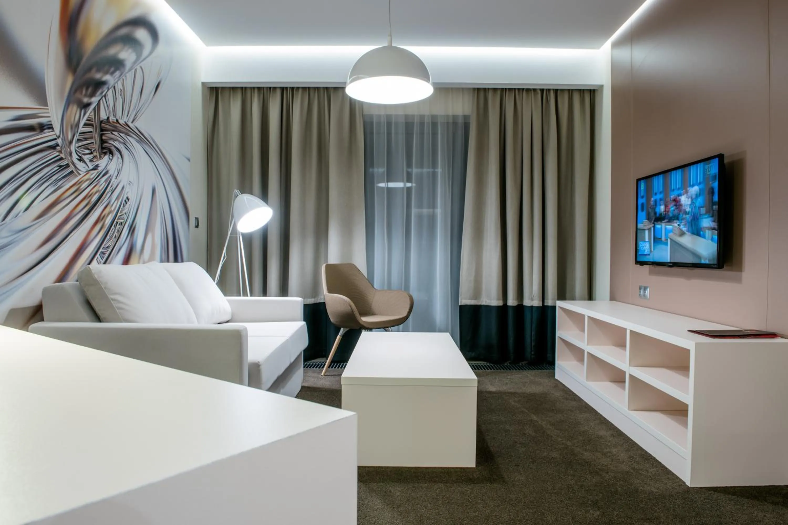 TV and multimedia, Seating Area in Hotel Kosma