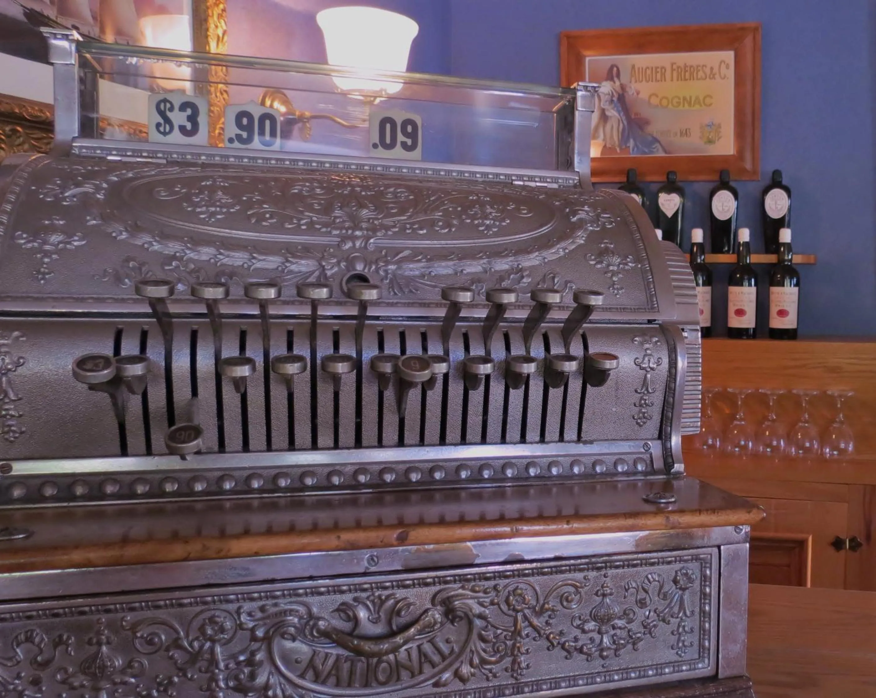 Decorative detail in Hôtel Château Albert