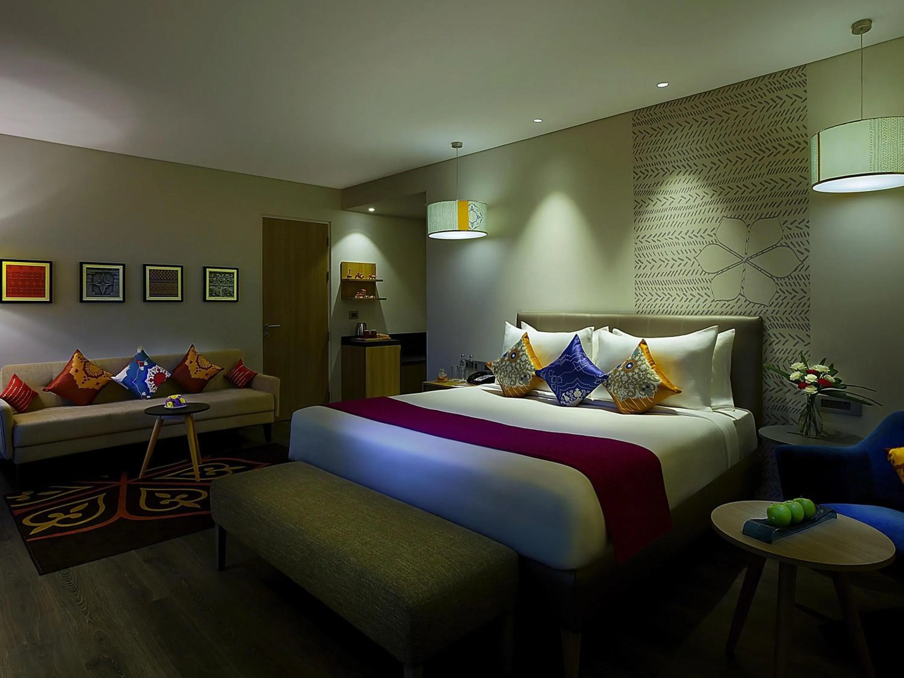 Bedroom, Bed in Grand Mercure Mysore - An Accor Brand