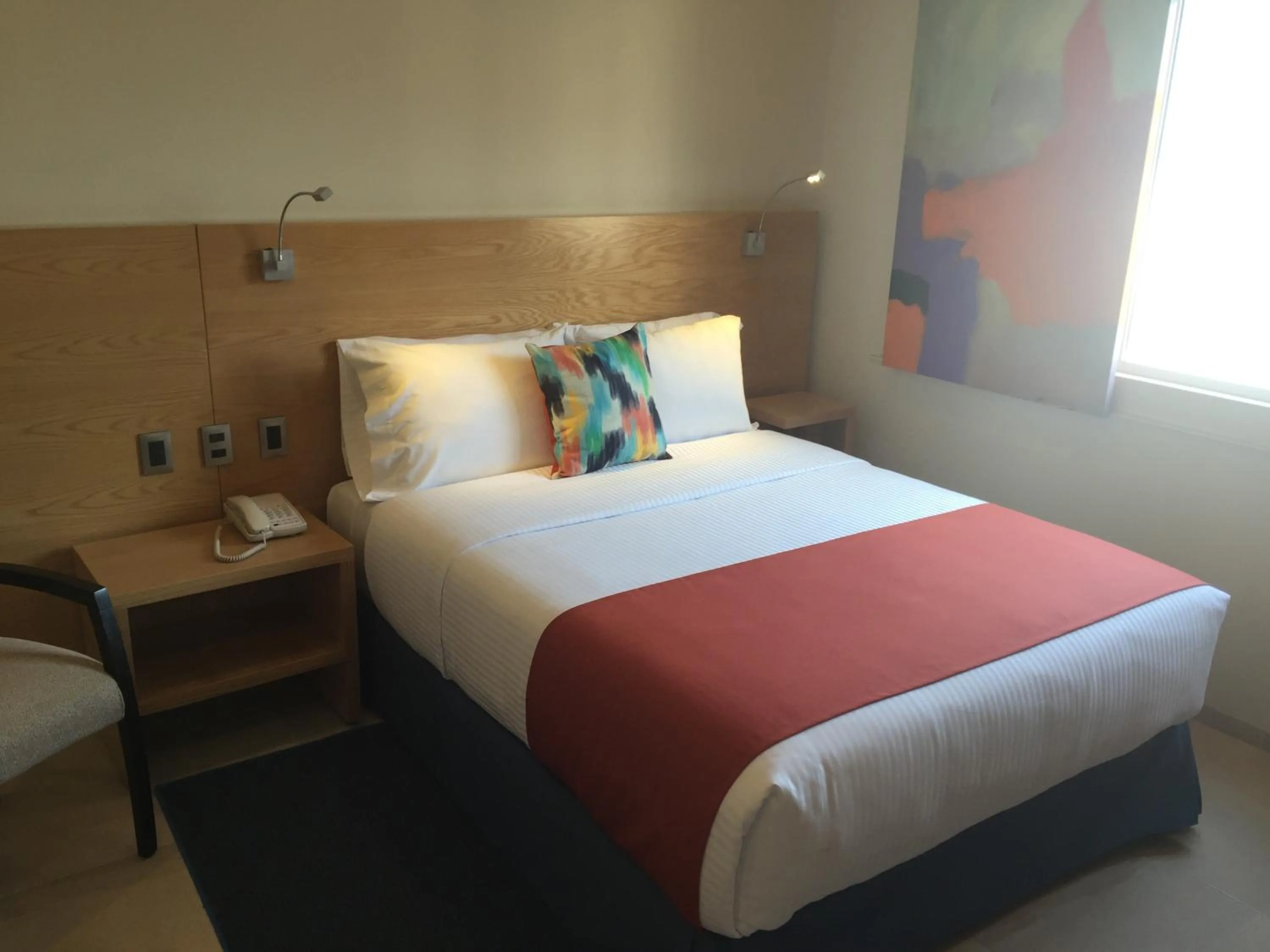 Bed in Hit Hoteles Aeropuerto Puebla