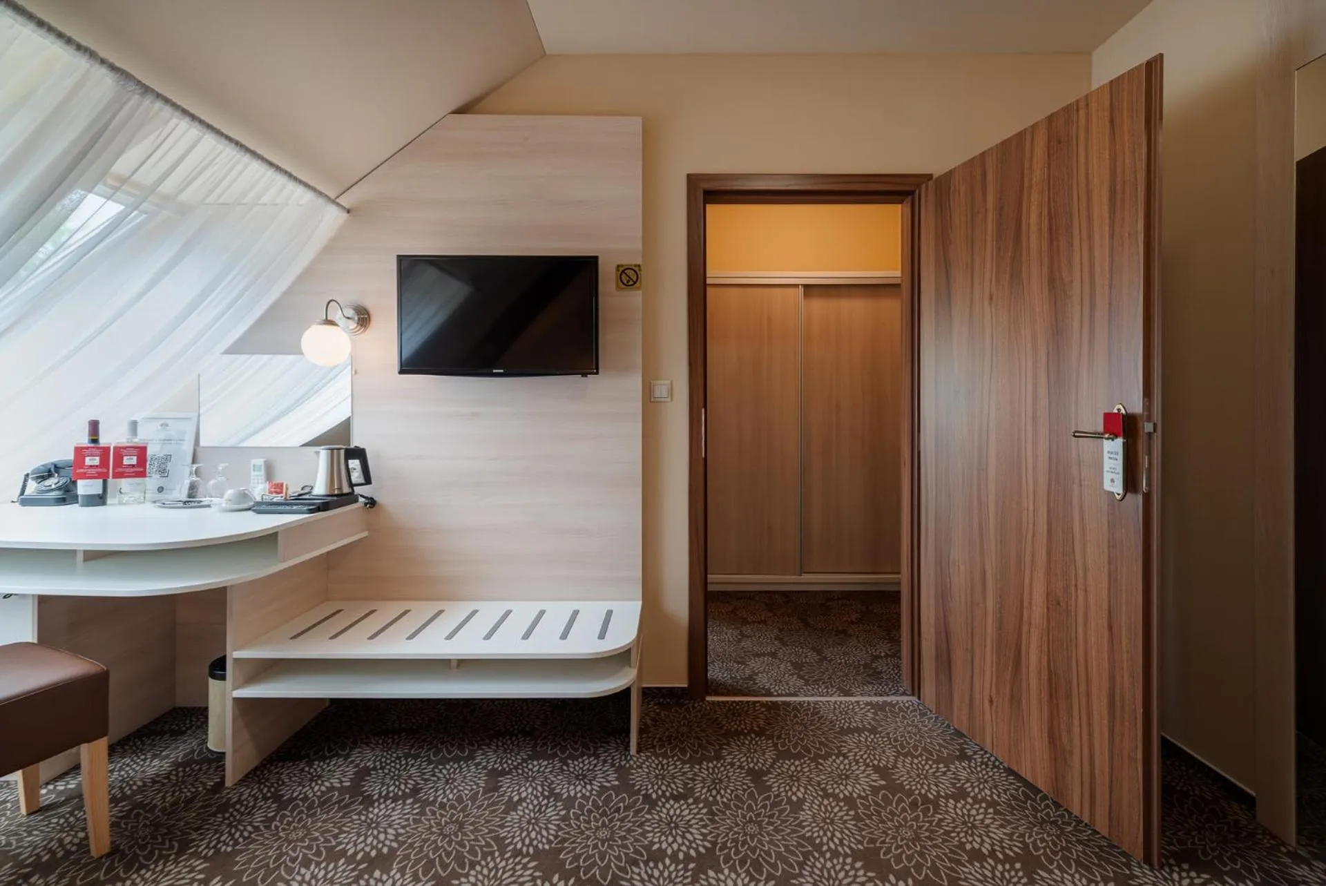 Bed in Hotel Gino Park Palace - Kaštieľ Orlové