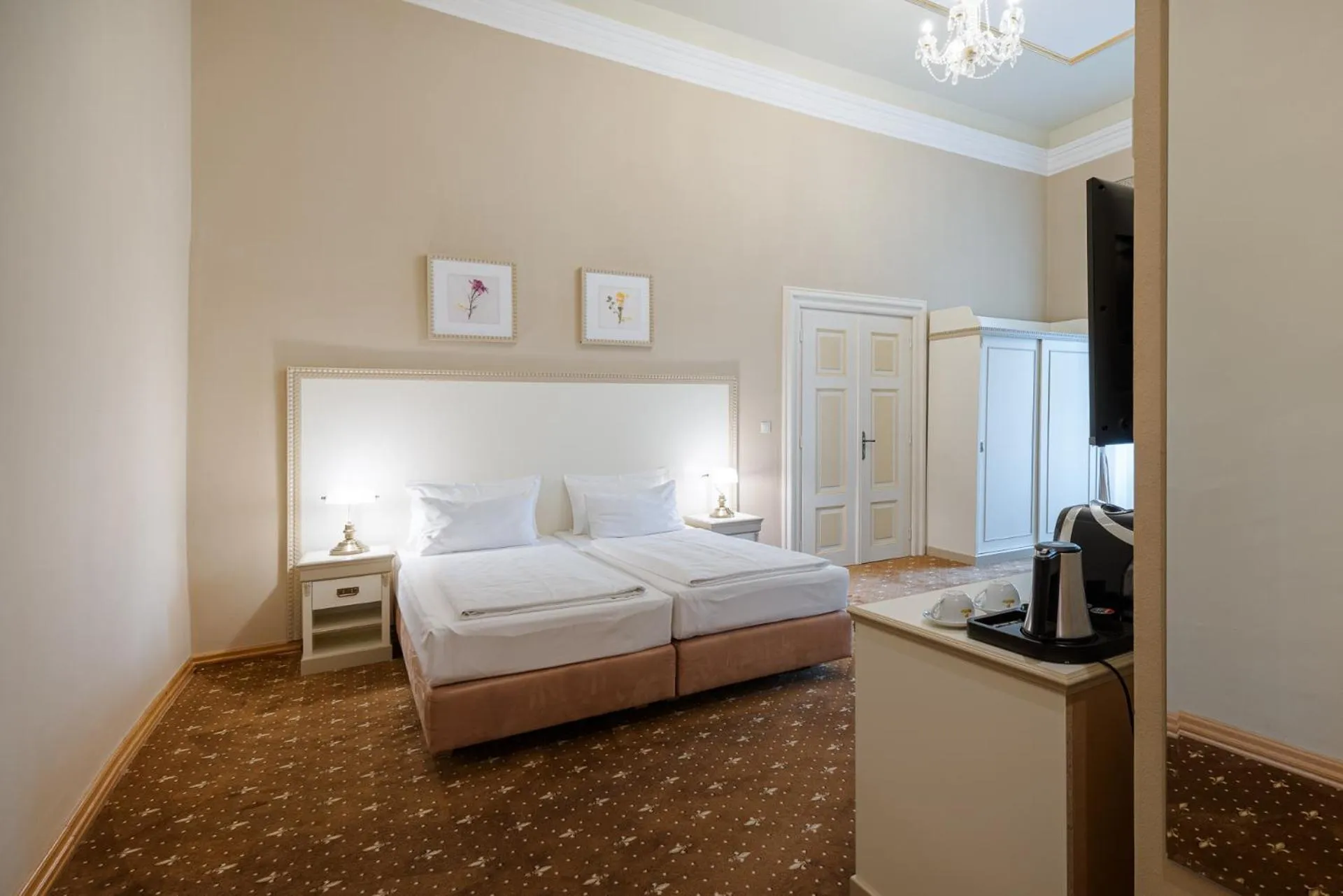 Bed in Hotel Gino Park Palace - Kaštieľ Orlové