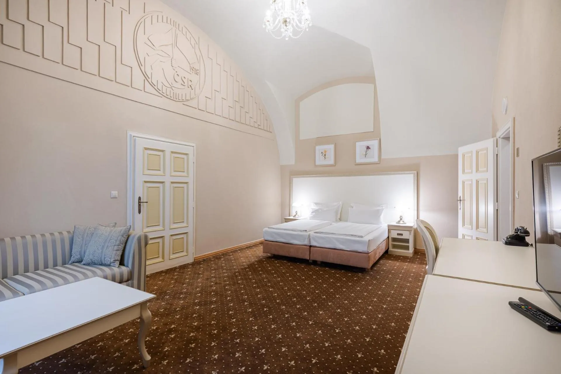 Bed in Hotel Gino Park Palace - Kaštieľ Orlové