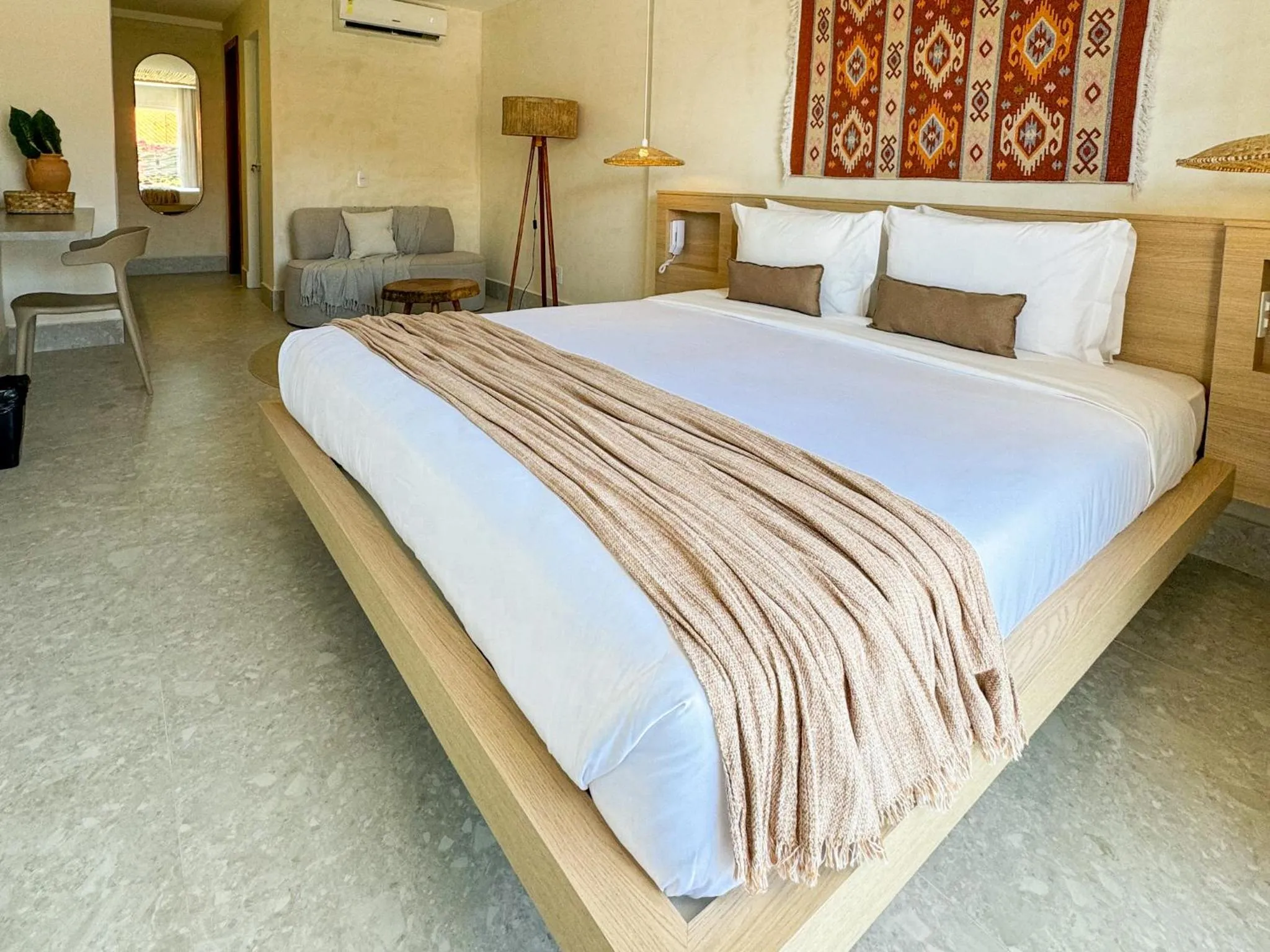 Bedroom, Bed in Hotel Premium Recanto da Passagem