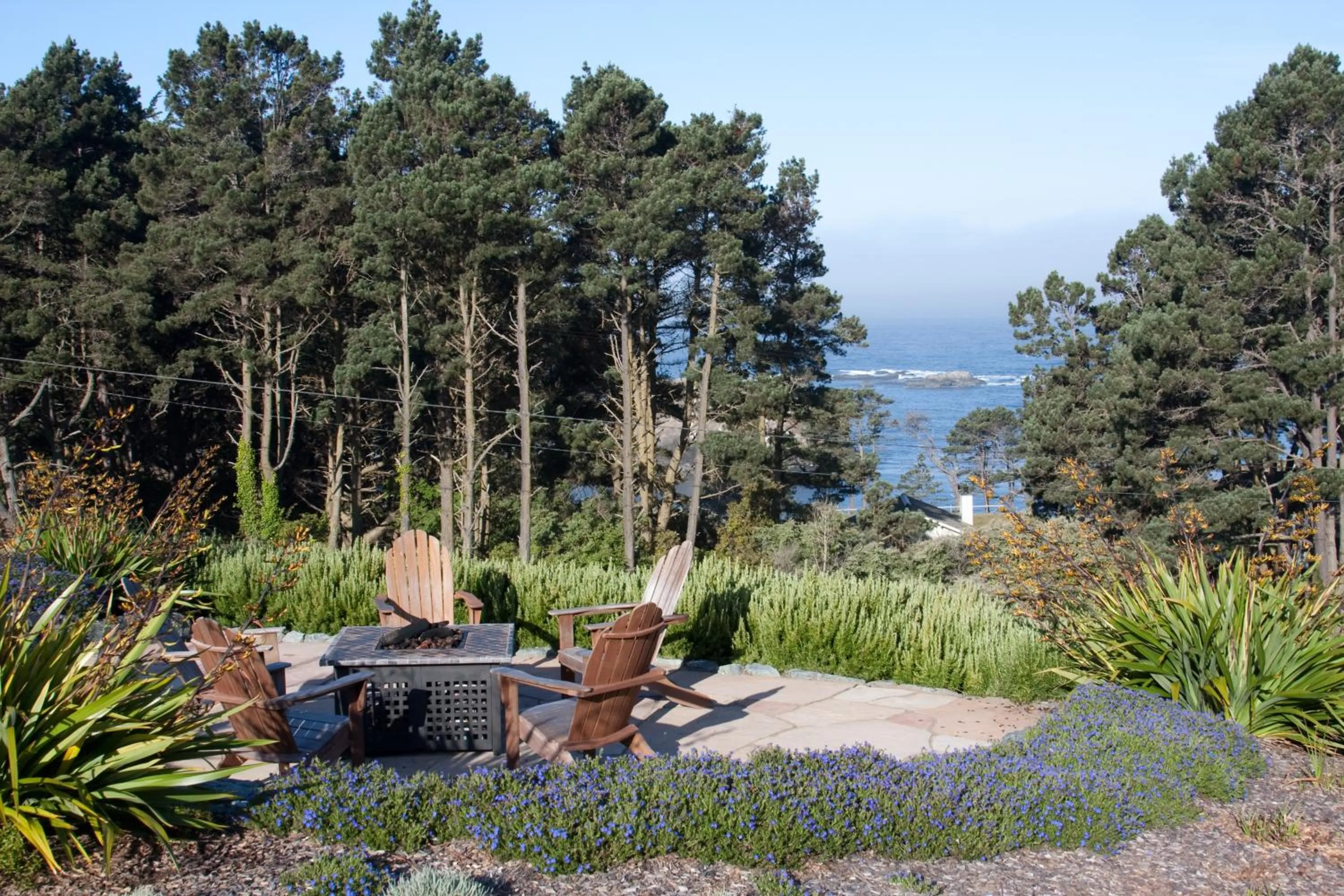 Patio in Cottages at Little River Cove