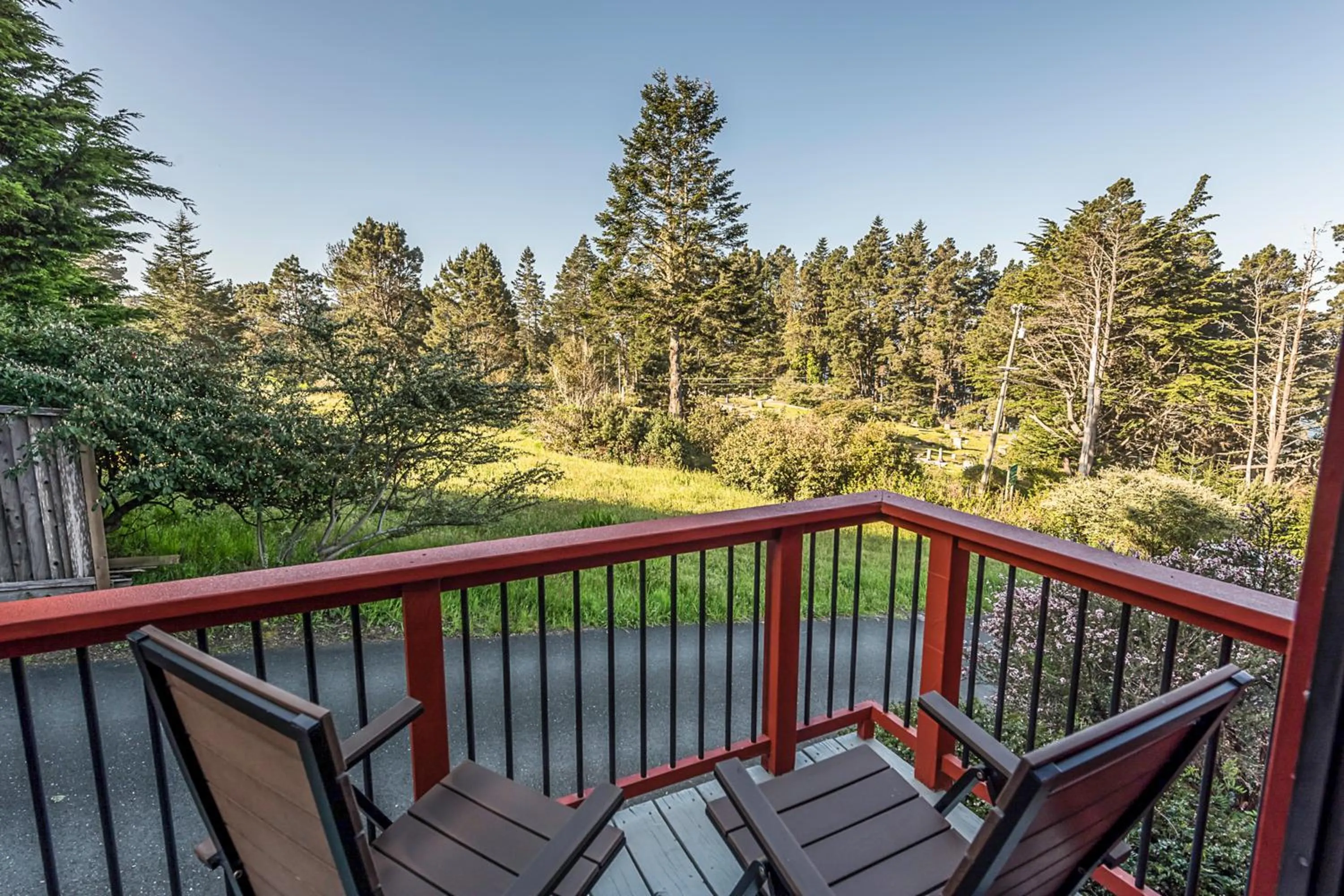 Patio in Cottages at Little River Cove