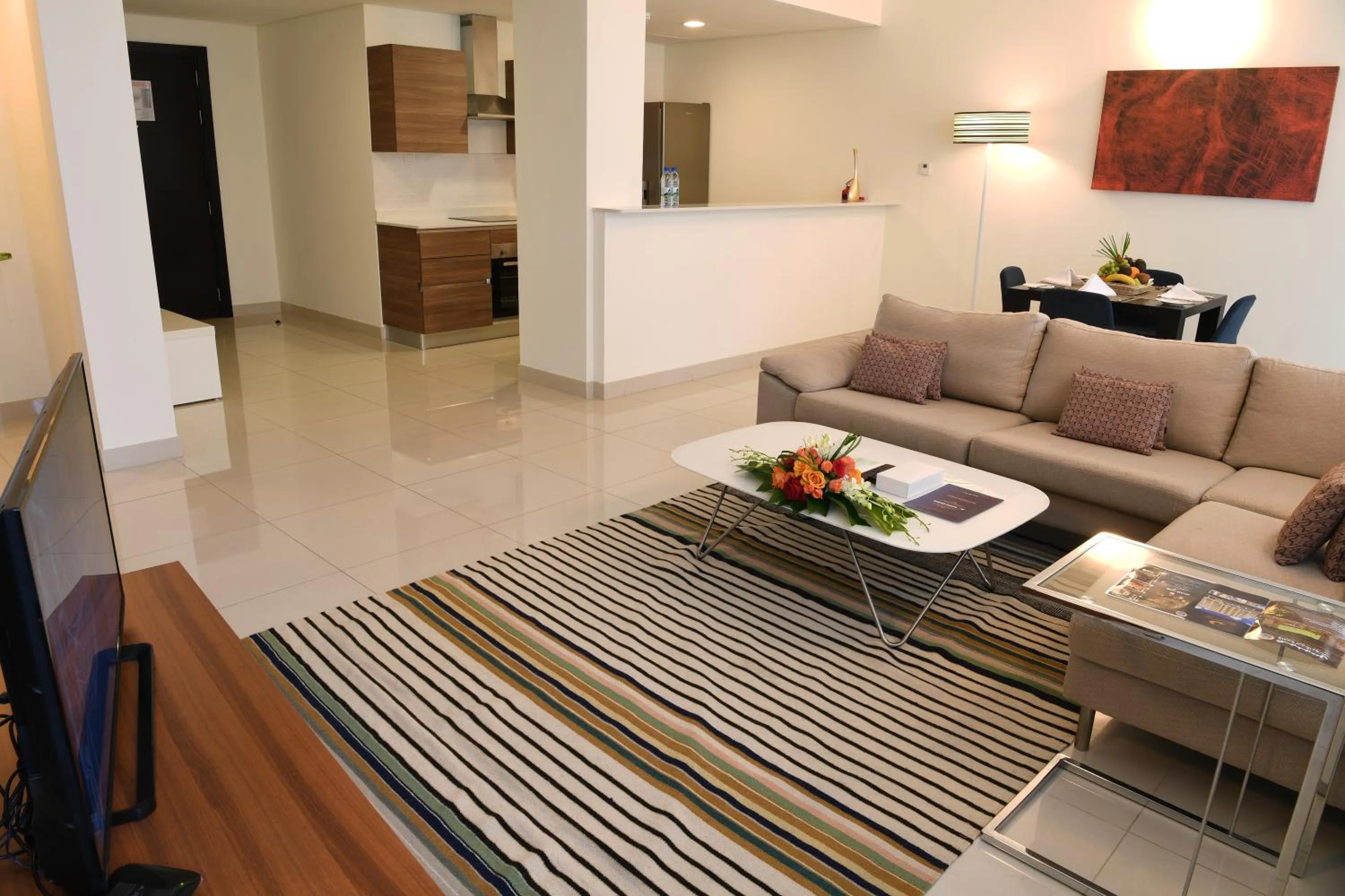 Living room in Gulf Suites Hotel Amwaj