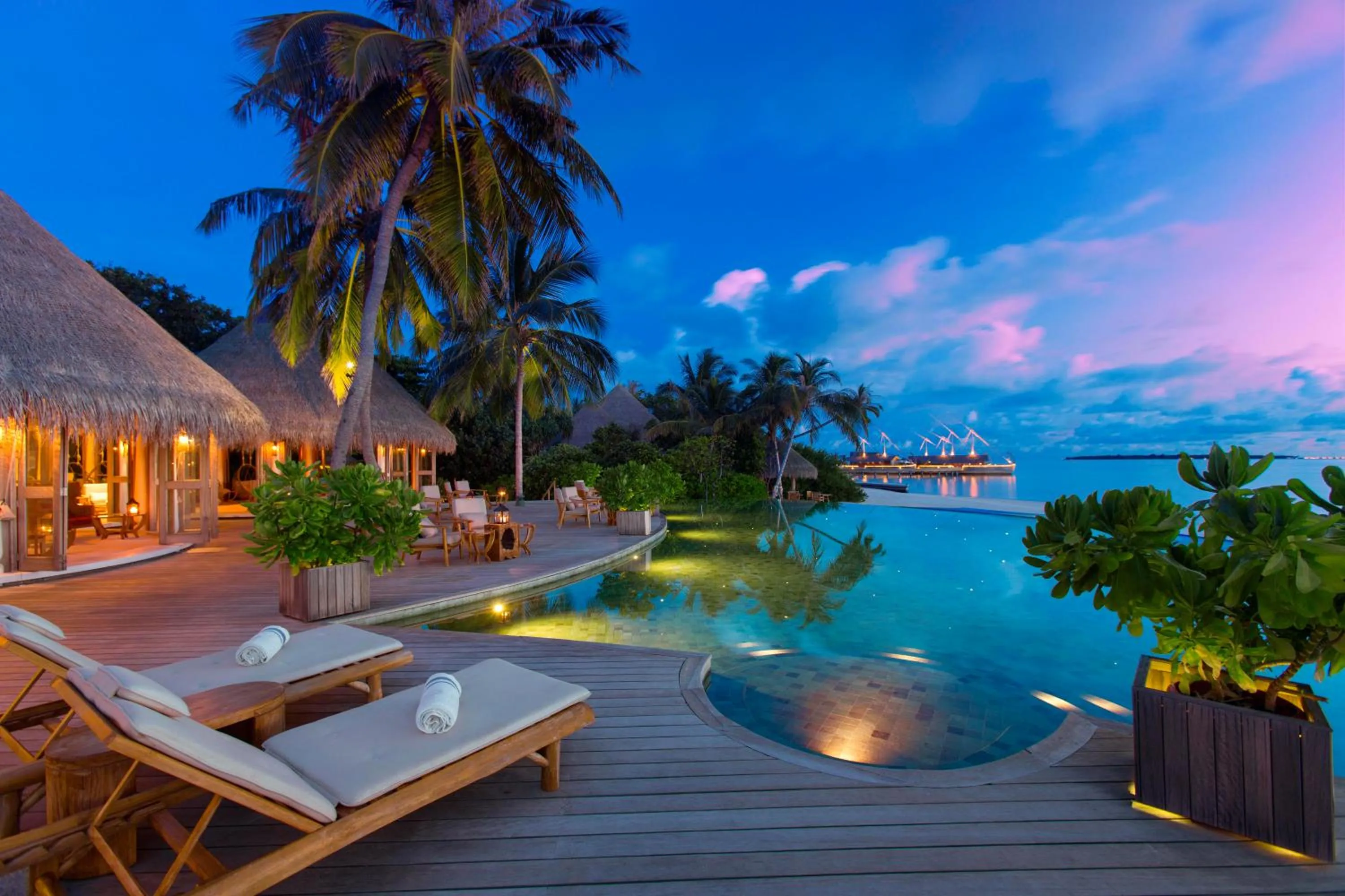 Swimming pool in Milaidhoo Maldives