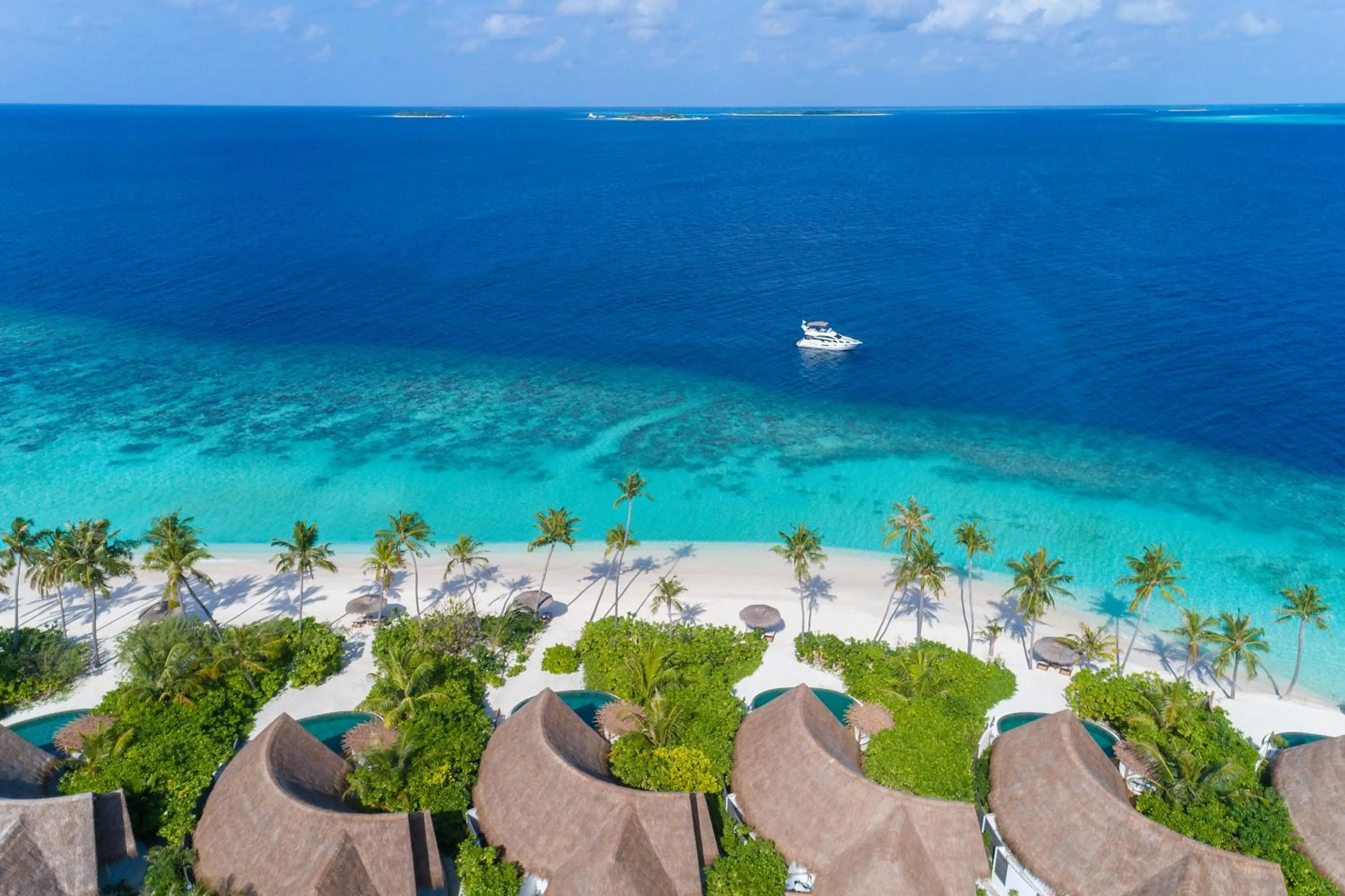 Bird's eye view in Milaidhoo Maldives