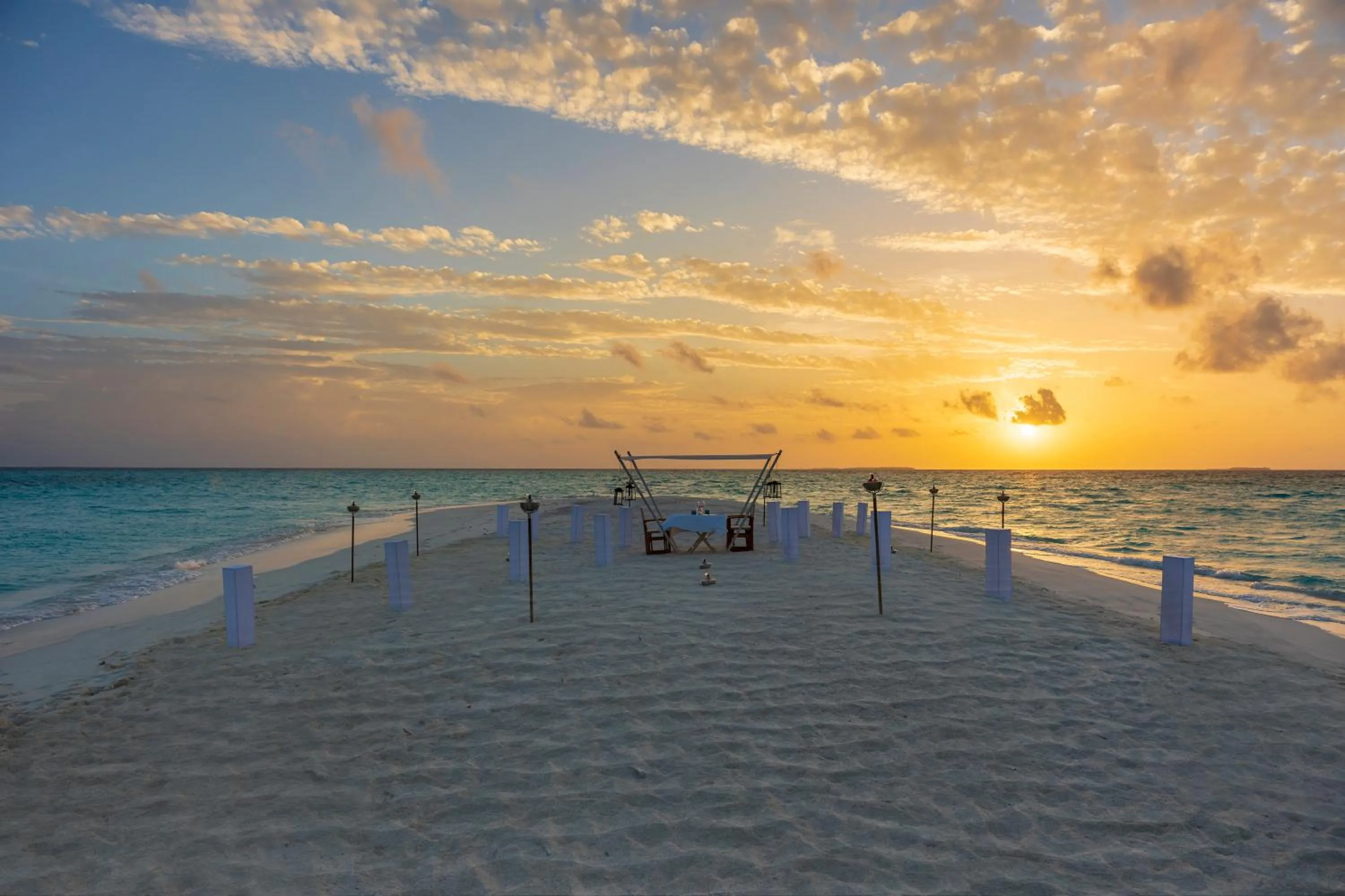 Natural landscape in Milaidhoo Maldives