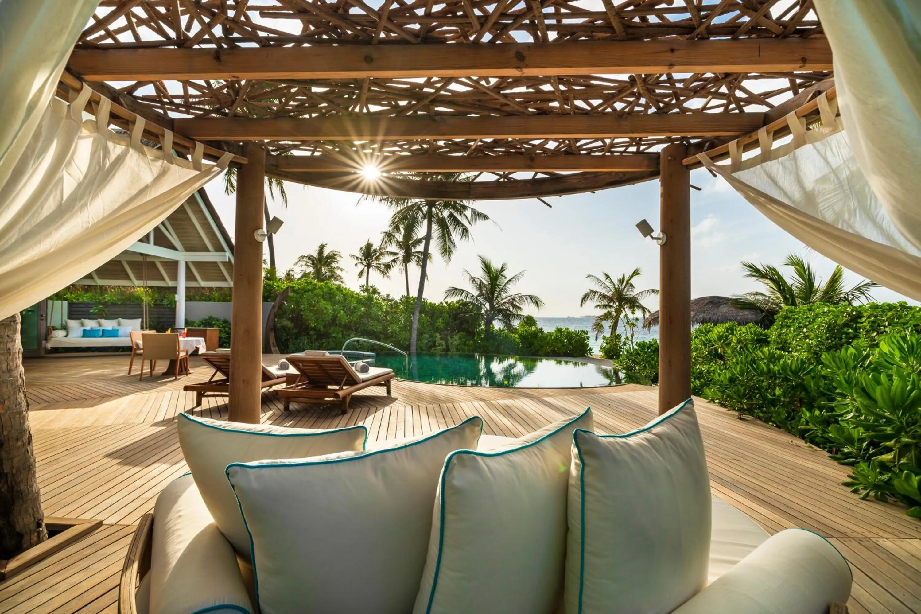 Patio in Milaidhoo Maldives