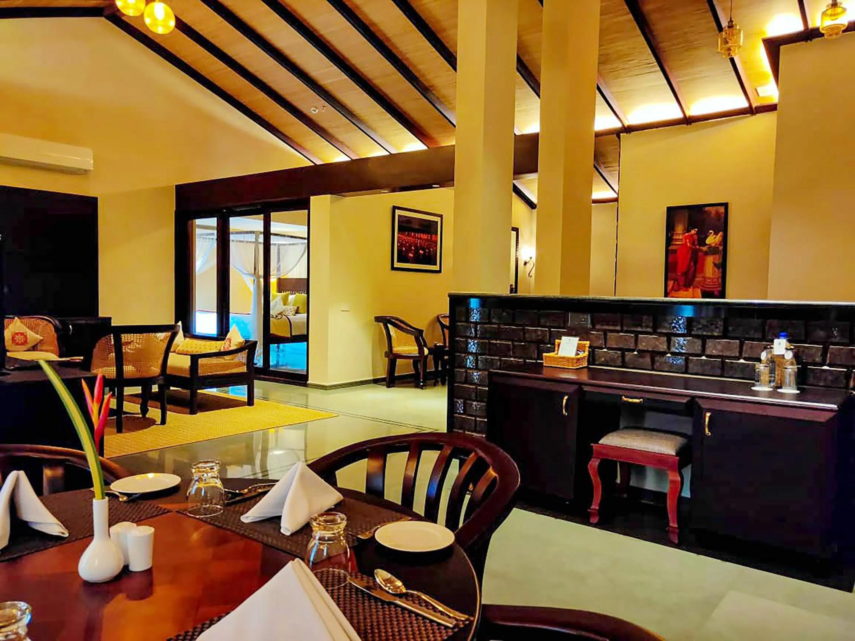 Living room in Niraamaya Wellness Retreats Backwaters And Beyond Kumarakom