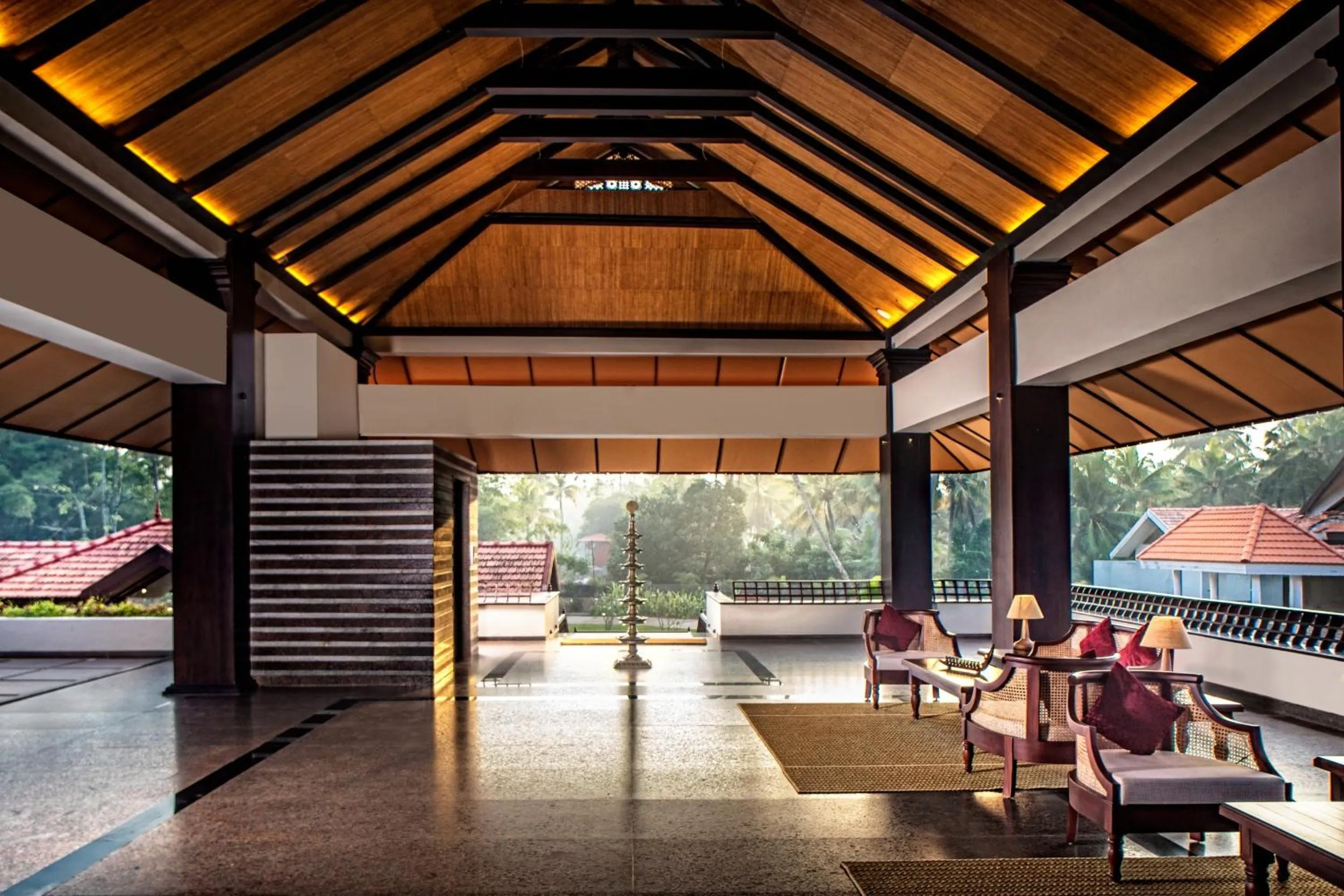 Lobby or reception in Niraamaya Wellness Retreats Backwaters And Beyond Kumarakom