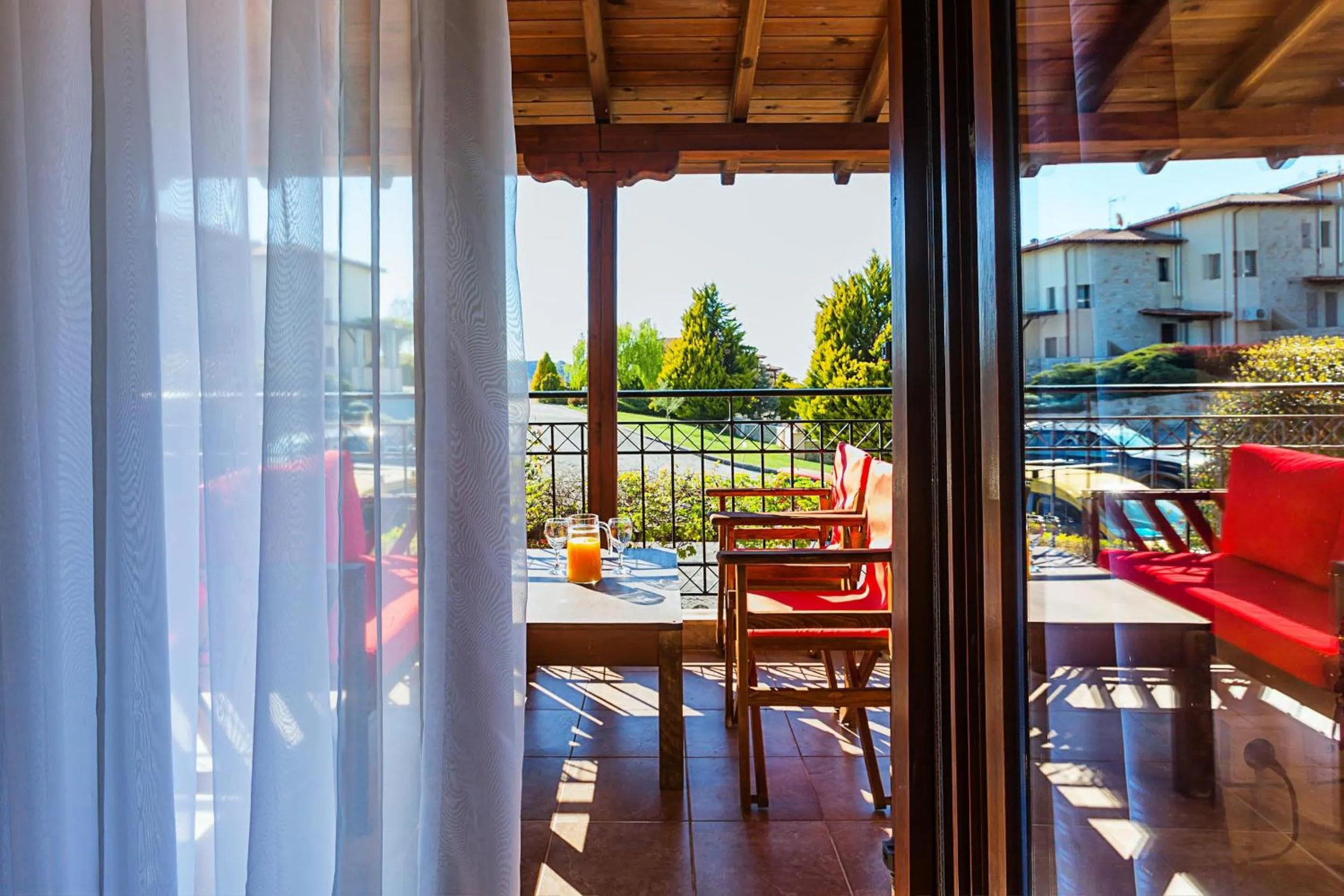 Balcony/Terrace in Akritas Ef Zin Villas & Suites